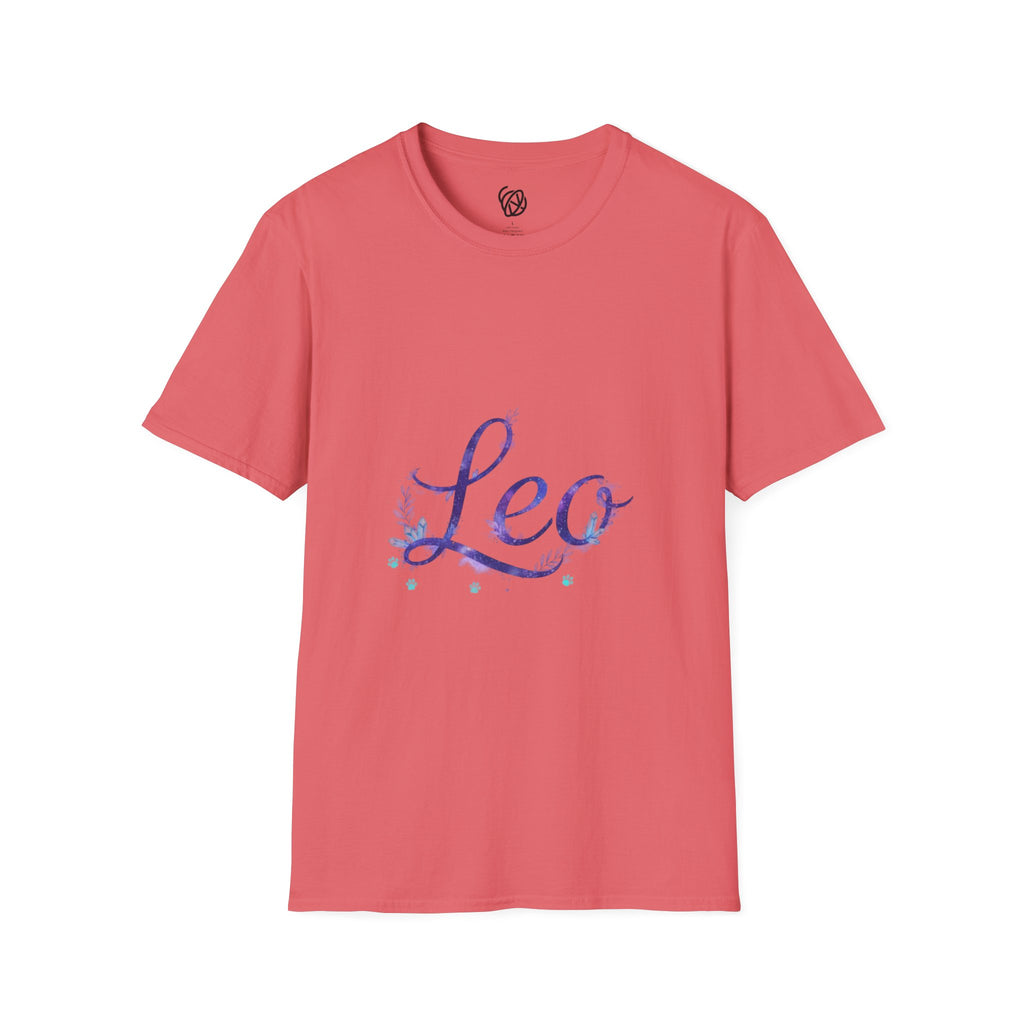Leo Zodiac T-Shirt — Purple Constellation Astrology Tee