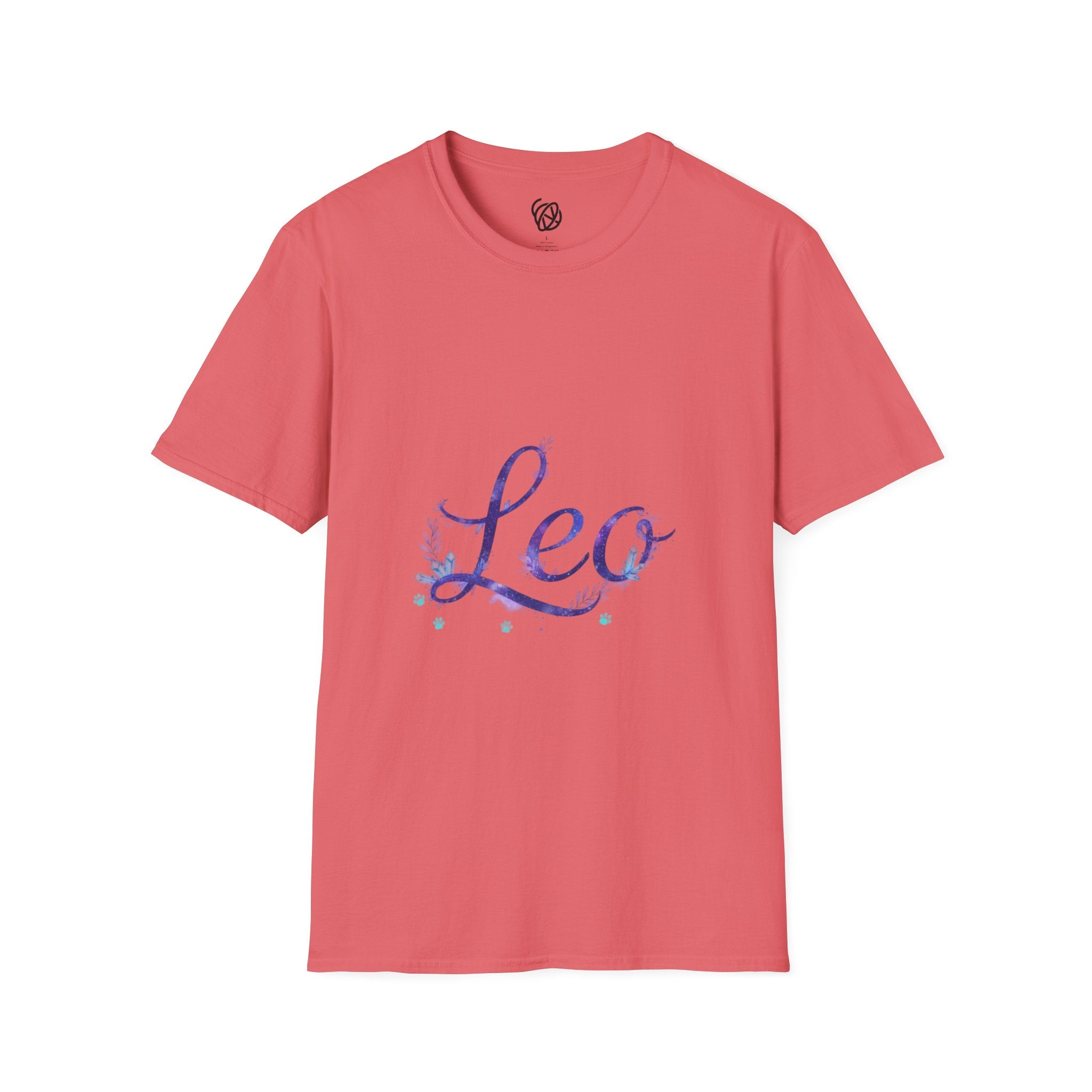Leo Zodiac T-Shirt — Purple Constellation Astrology Tee