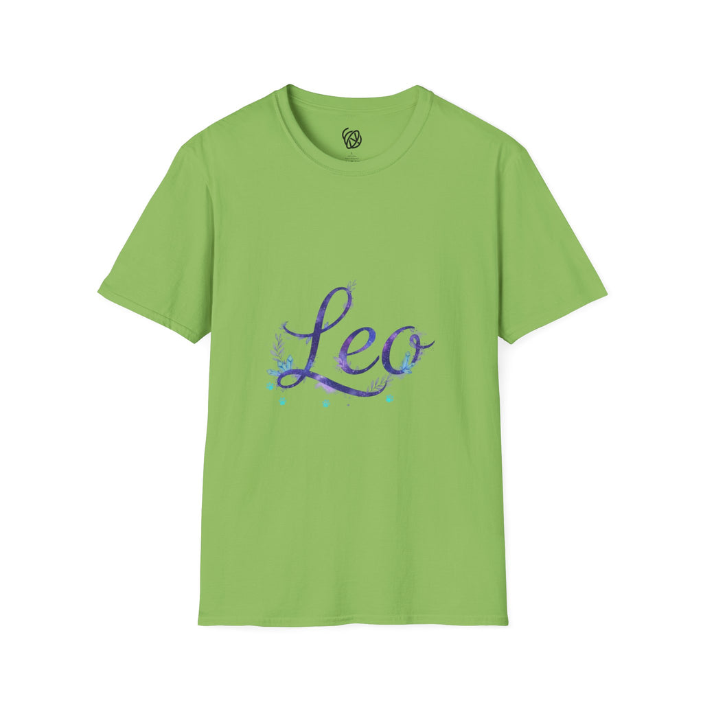 Leo Zodiac T-Shirt — Purple Constellation Astrology Tee