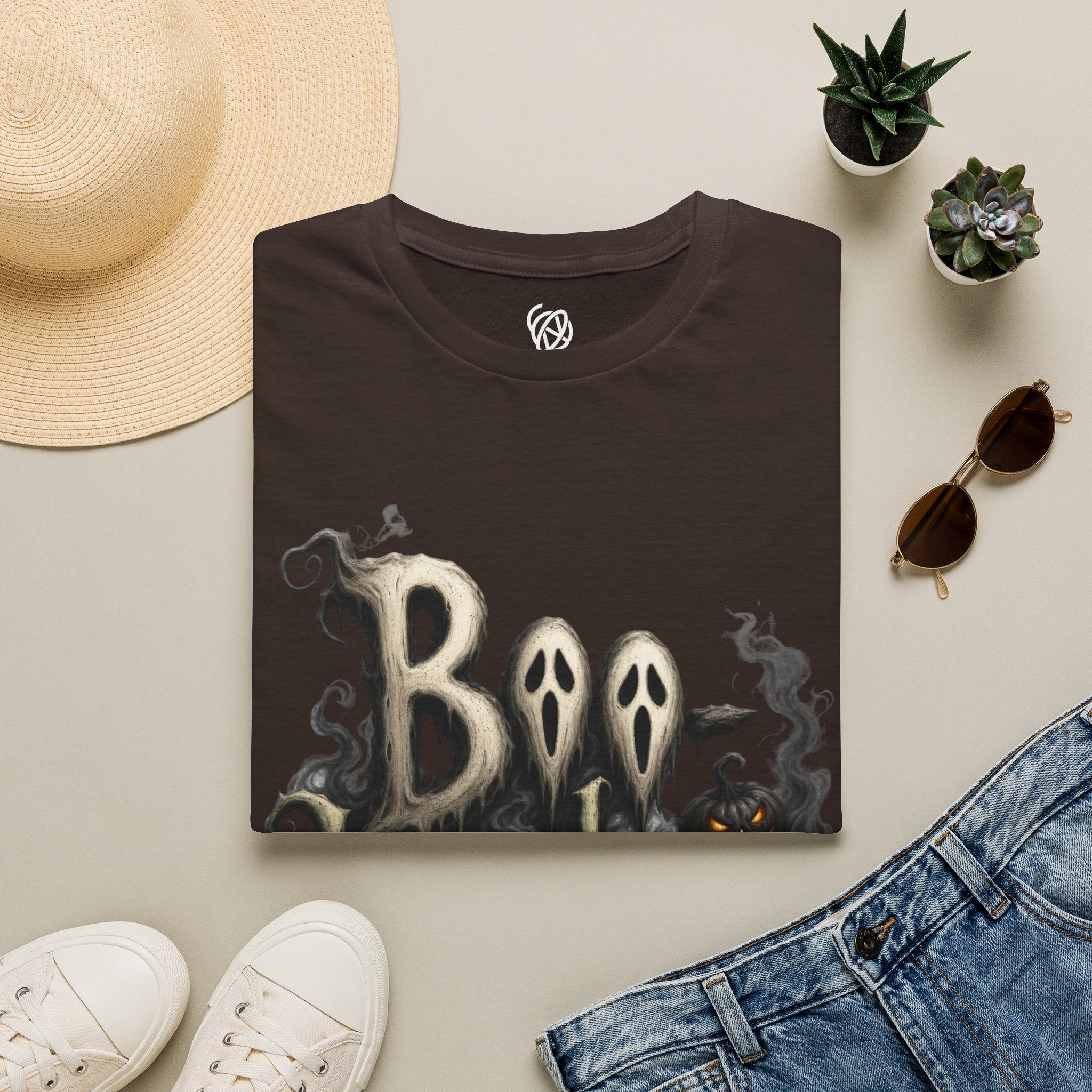 T-Shirt — 'Boo Humbug' Halloween Ghost Graphic Tee