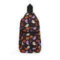 Halloween Ghost & Jack-O'-Lantern Sling Bag — Cute Spooky Crossbody Bag