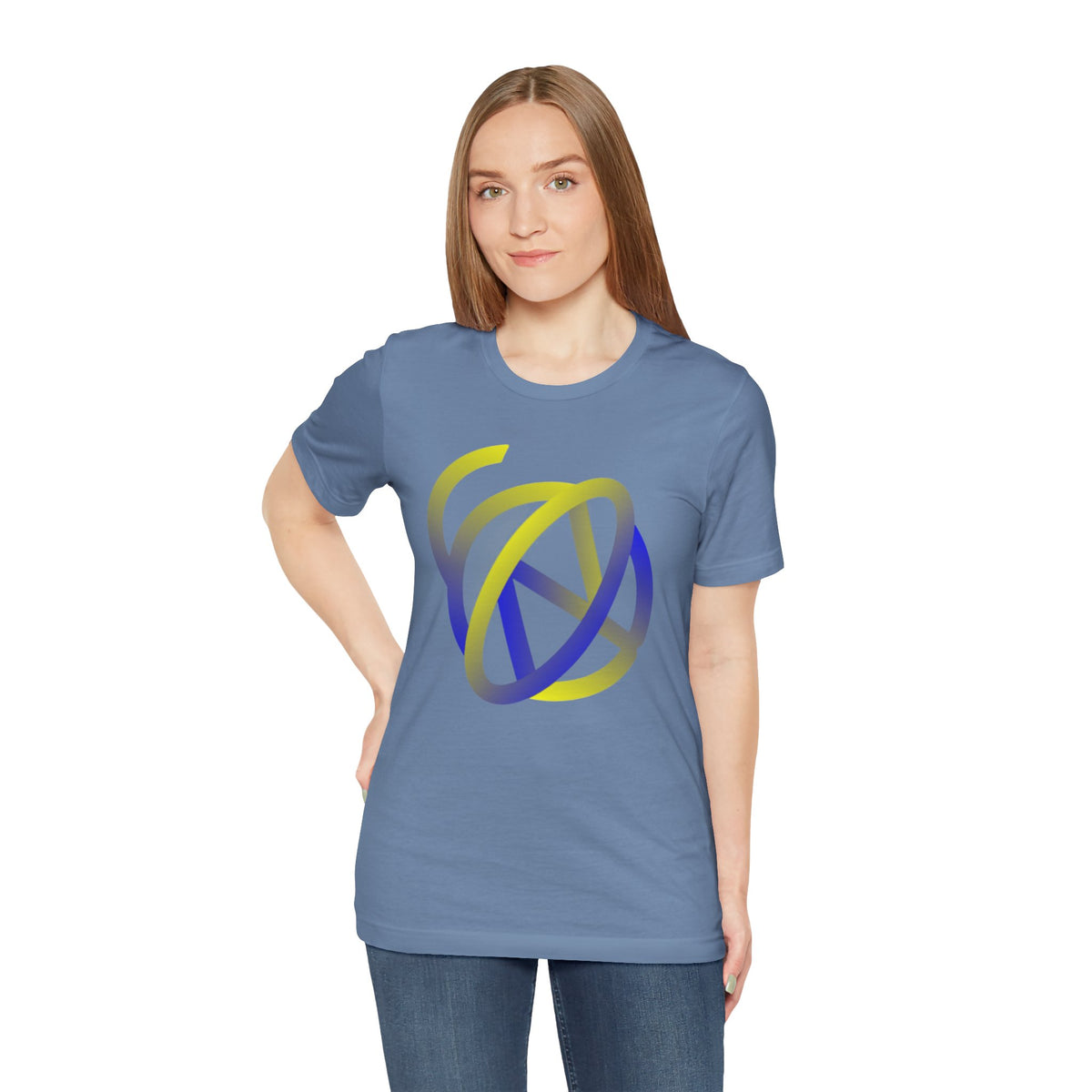 Yellow N Blue Logo - Color