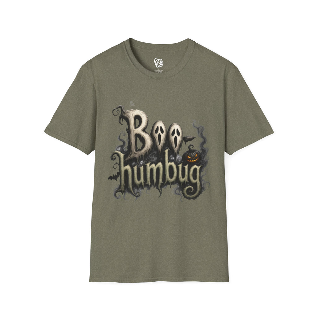 T-Shirt — 'Boo Humbug' Halloween Ghost Graphic Tee