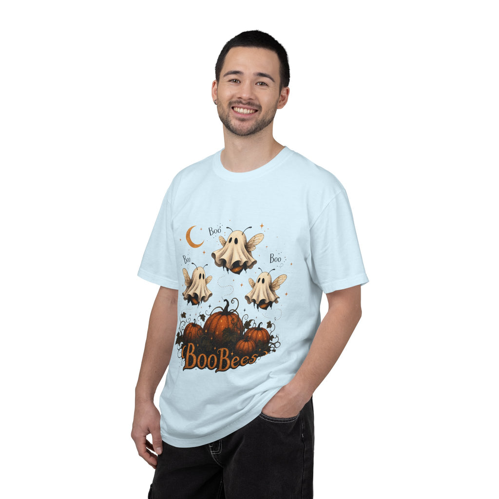 BooBees Halloween T-Shirt — Cute Ghost Bees & Pumpkins Graphic Tee