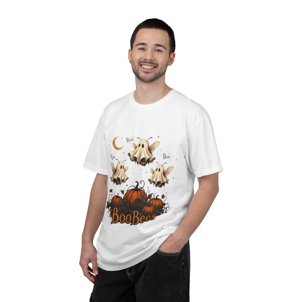 BooBees Halloween T-Shirt — Cute Ghost Bees & Pumpkins Graphic Tee