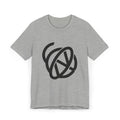 Yellow N Blue Logo Tee - Black