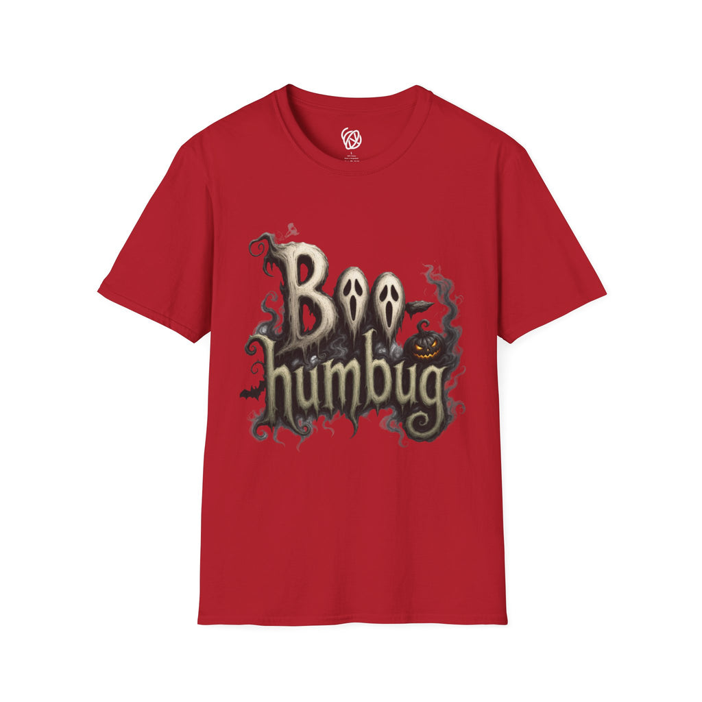T-Shirt — 'Boo Humbug' Halloween Ghost Graphic Tee