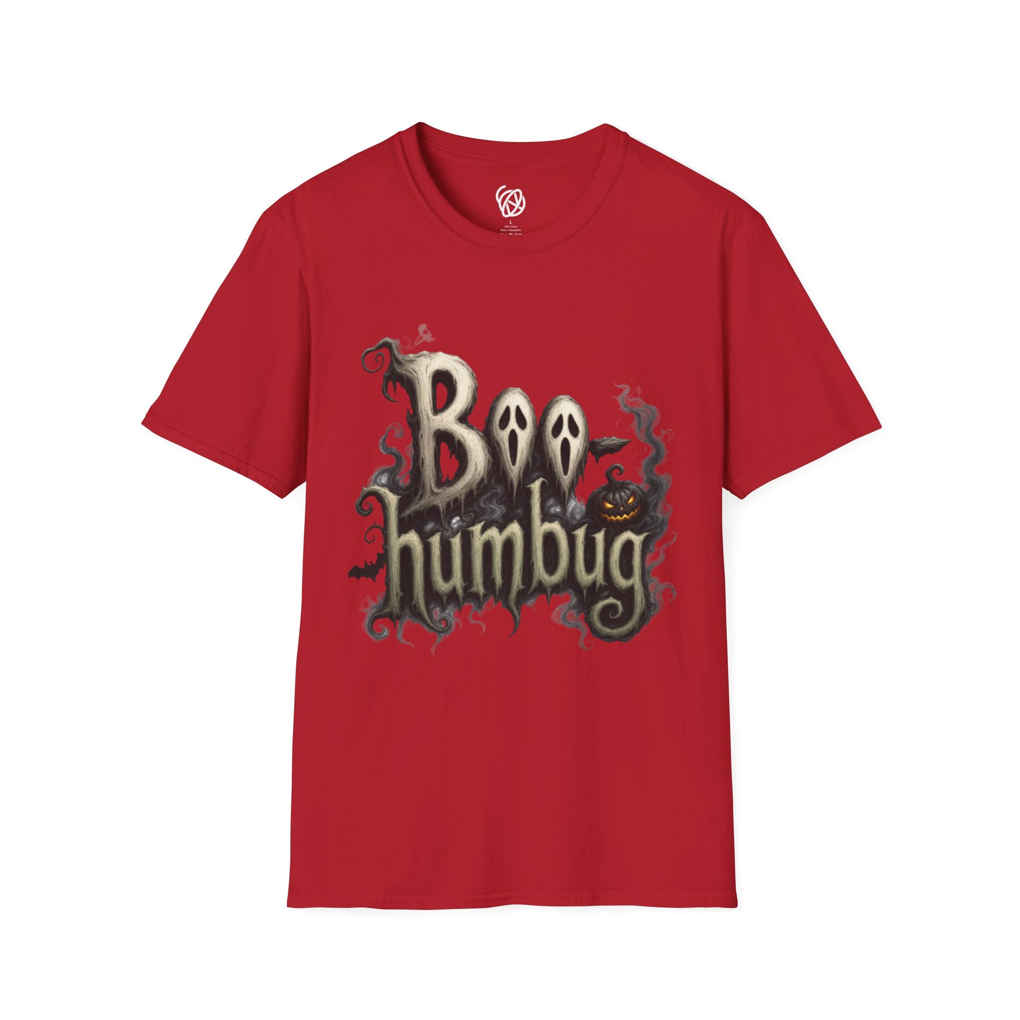 T-Shirt — 'Boo Humbug' Halloween Ghost Graphic Tee
