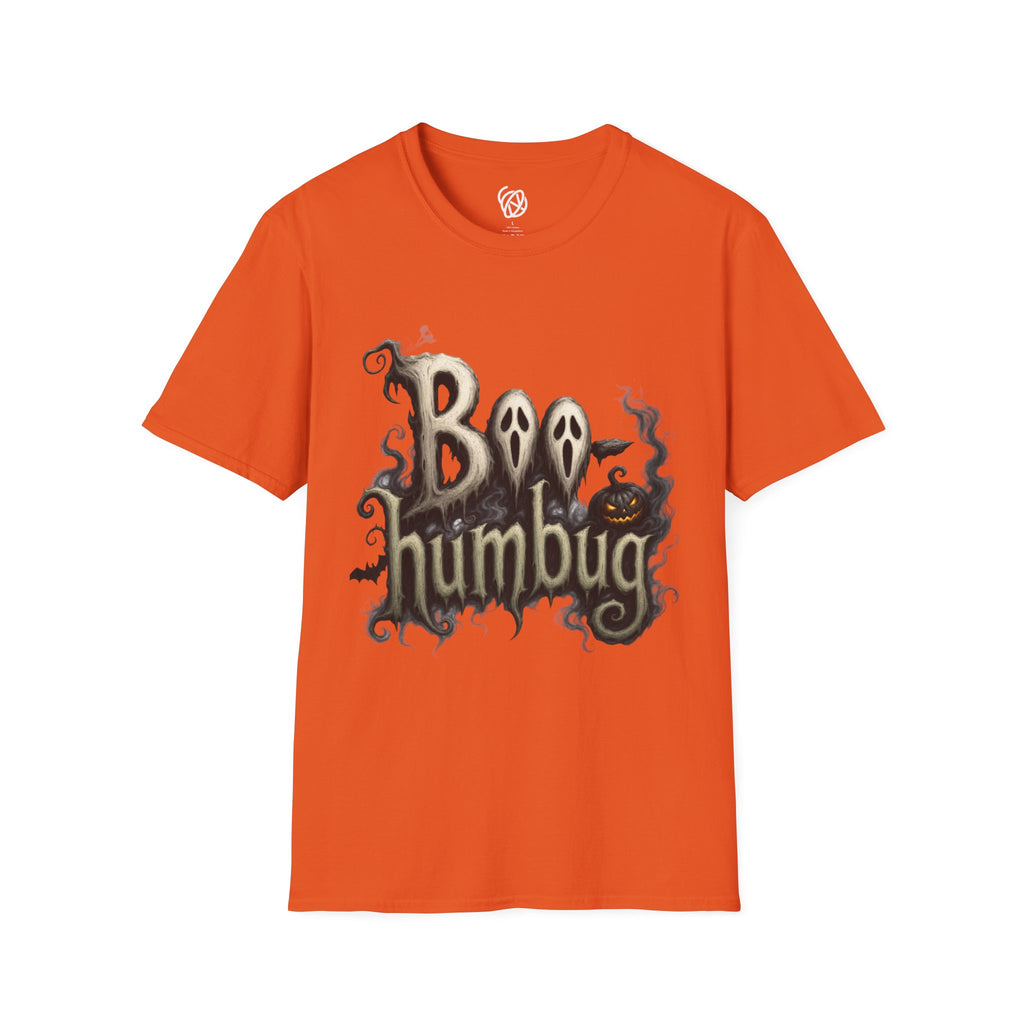 T-Shirt — 'Boo Humbug' Halloween Ghost Graphic Tee