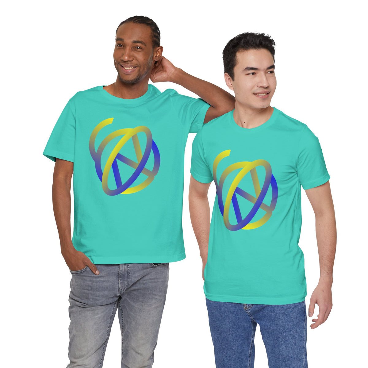 Yellow N Blue Logo - Color