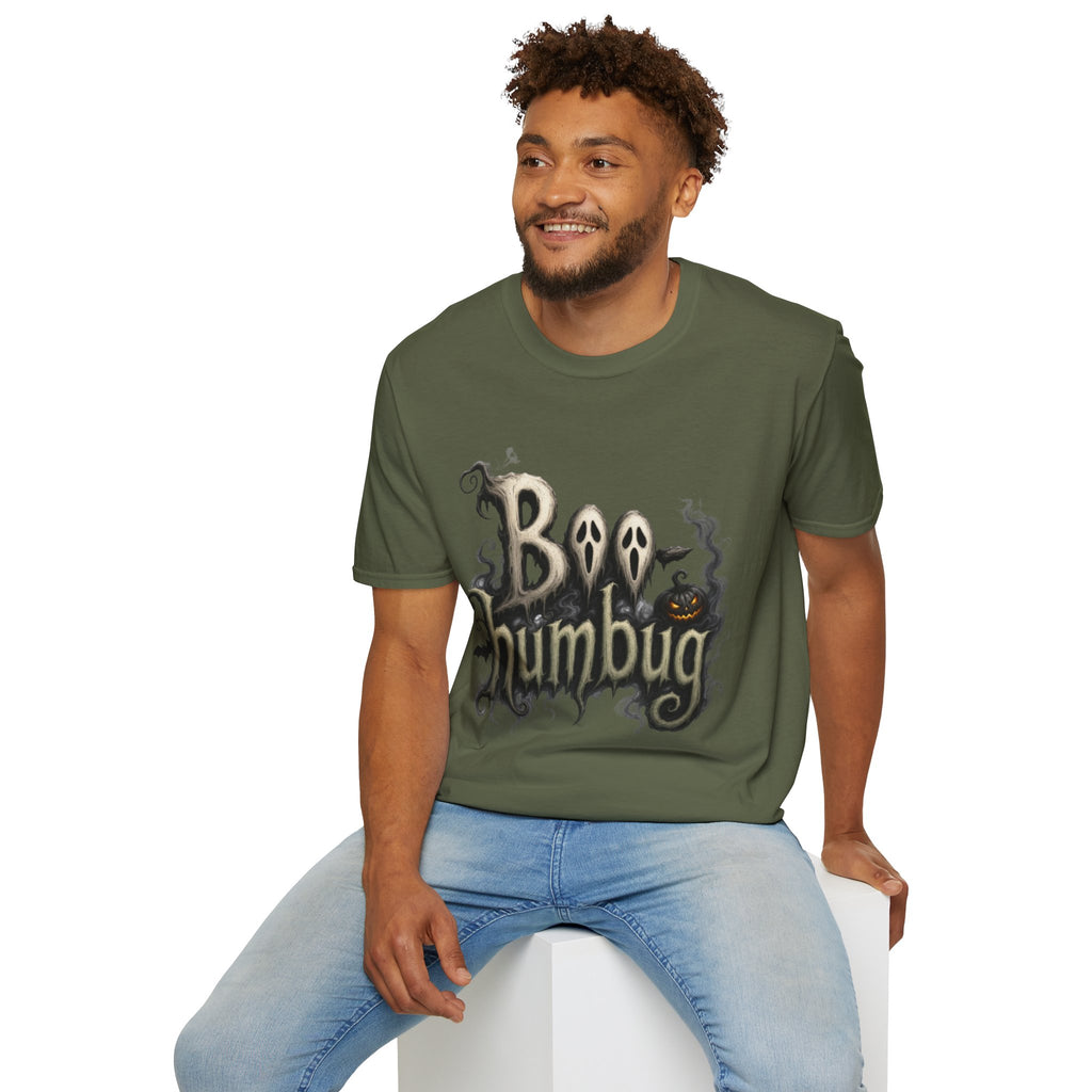 T-Shirt — 'Boo Humbug' Halloween Ghost Graphic Tee