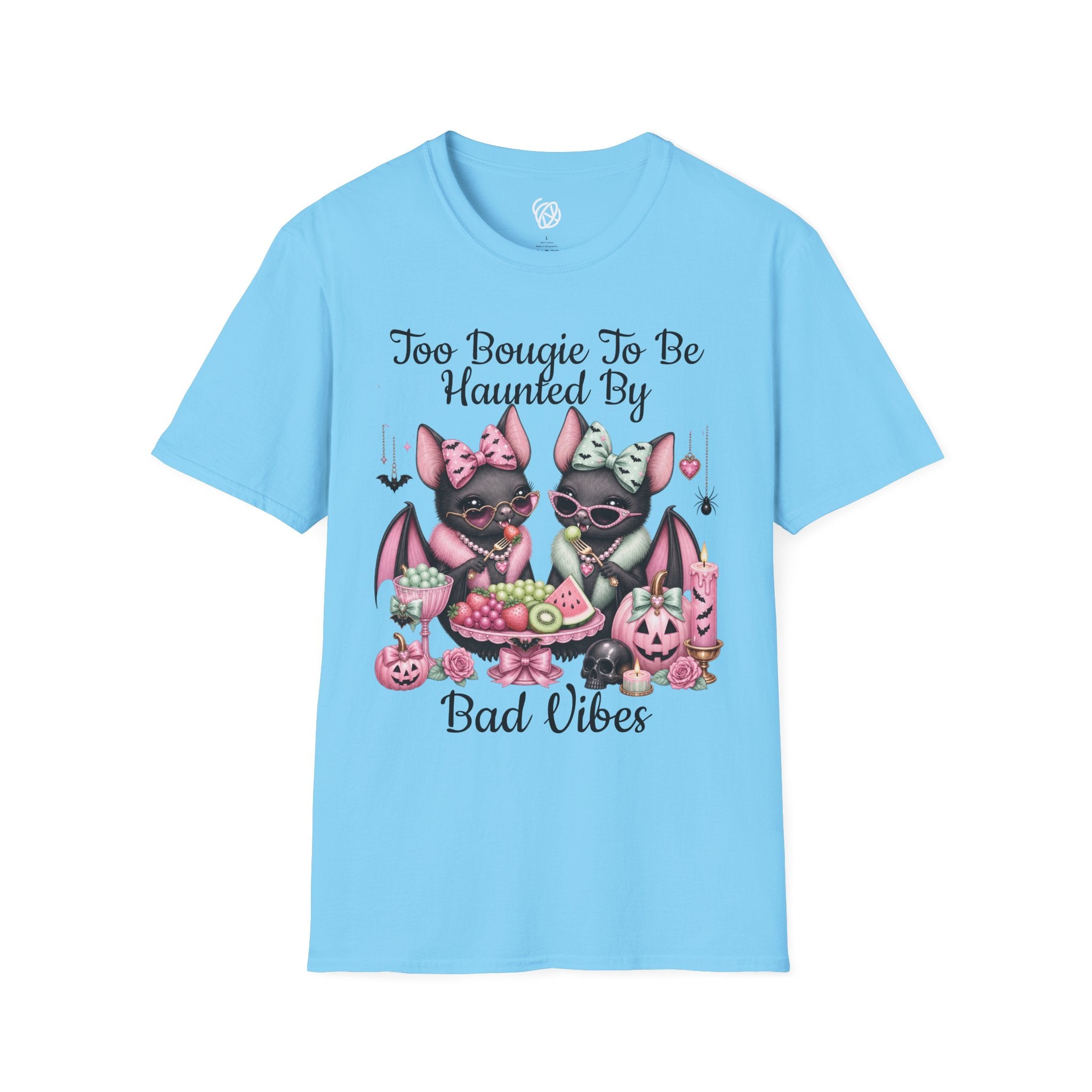 Bat Sisters Graphic Tee — Cute Gothic Kawaii Bats with Bows