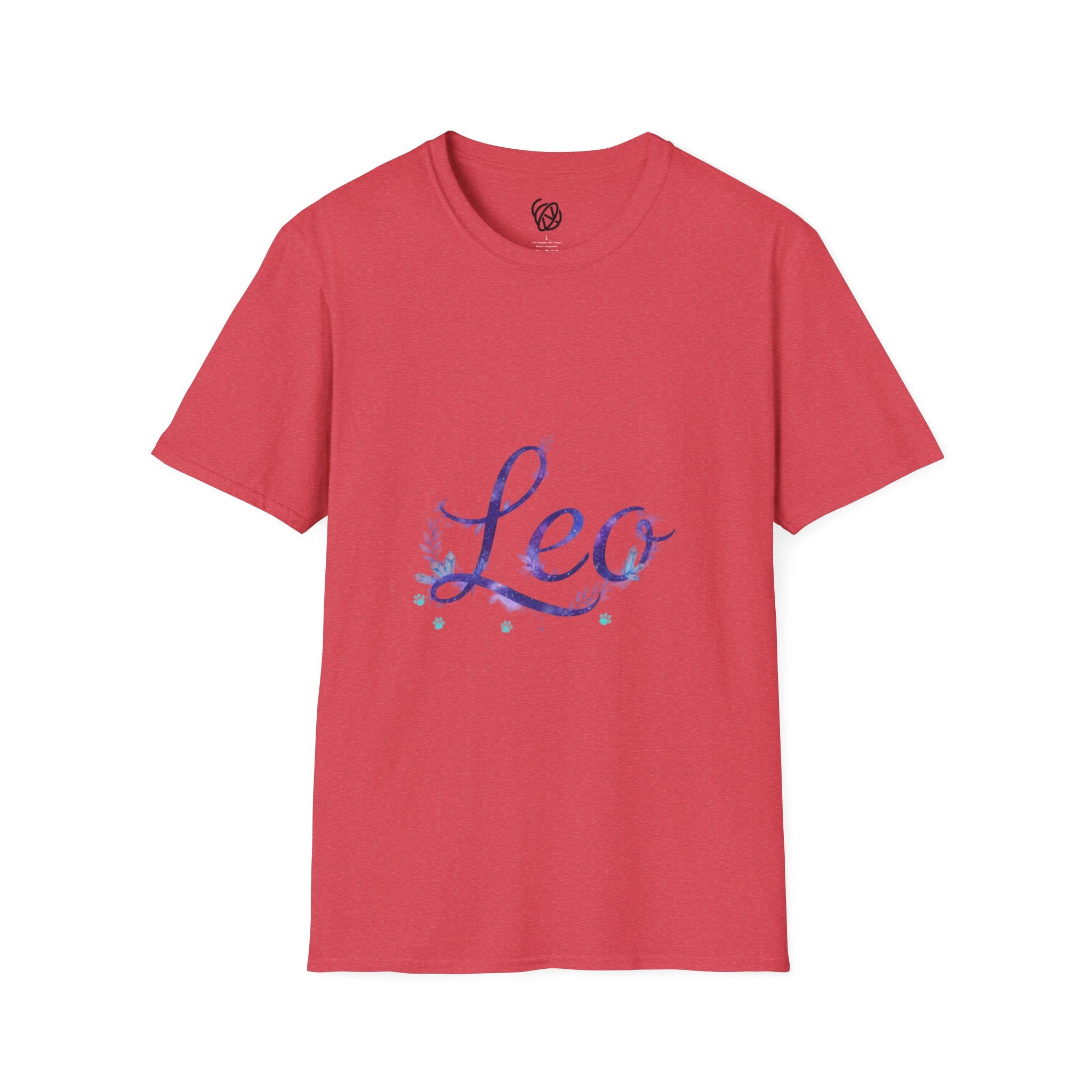 Leo Zodiac T-Shirt — Purple Constellation Astrology Tee