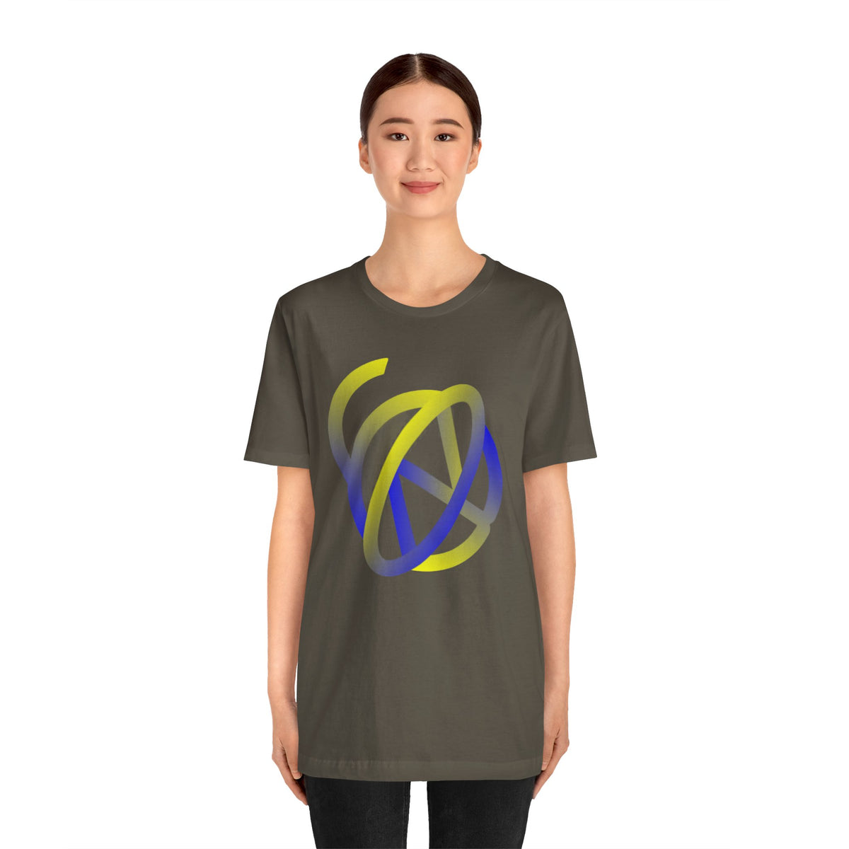 Yellow N Blue Logo - Color