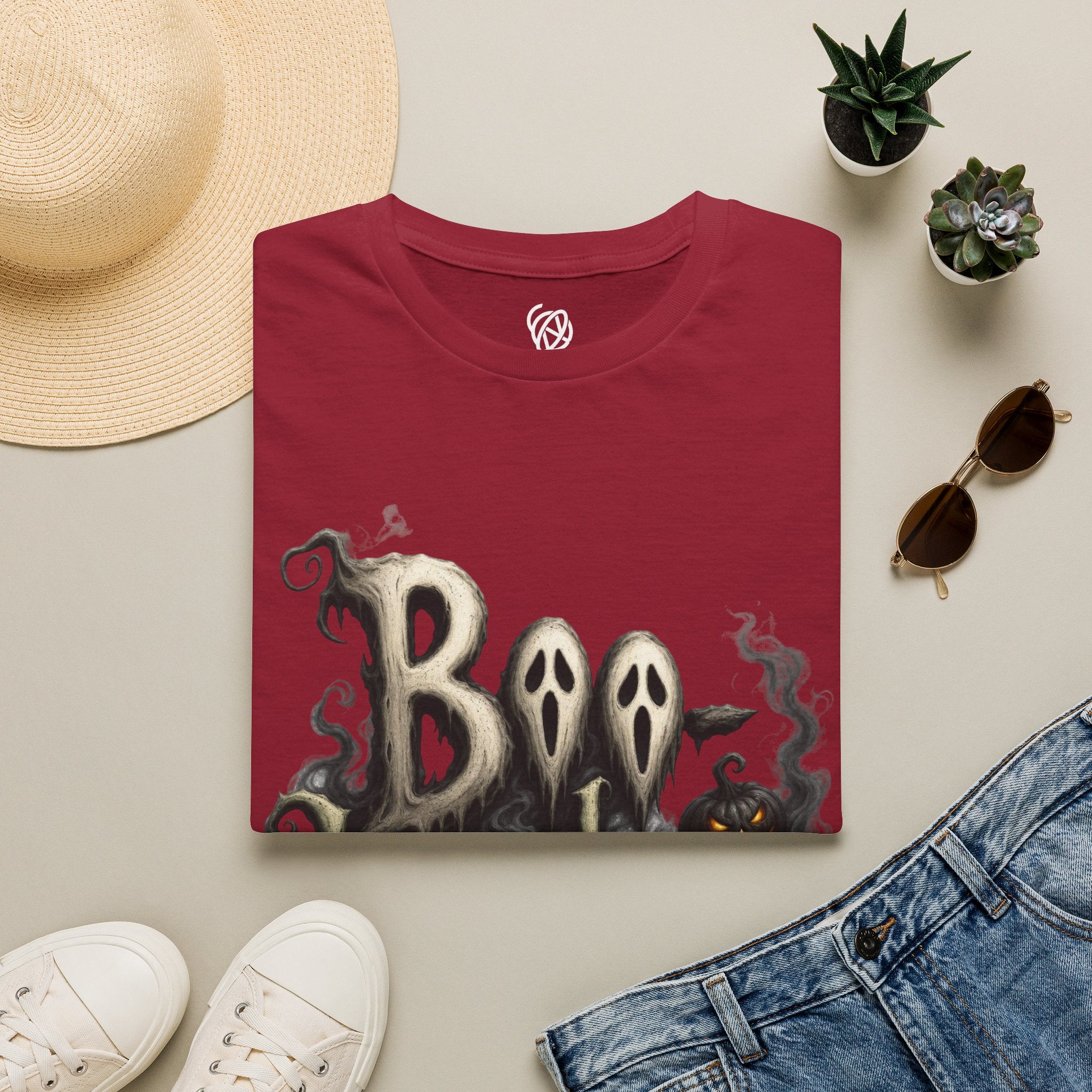T-Shirt — 'Boo Humbug' Halloween Ghost Graphic Tee