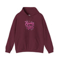 Spooky Vibes Hoodie — Retro Pink Halloween Graphic Sweatshirt