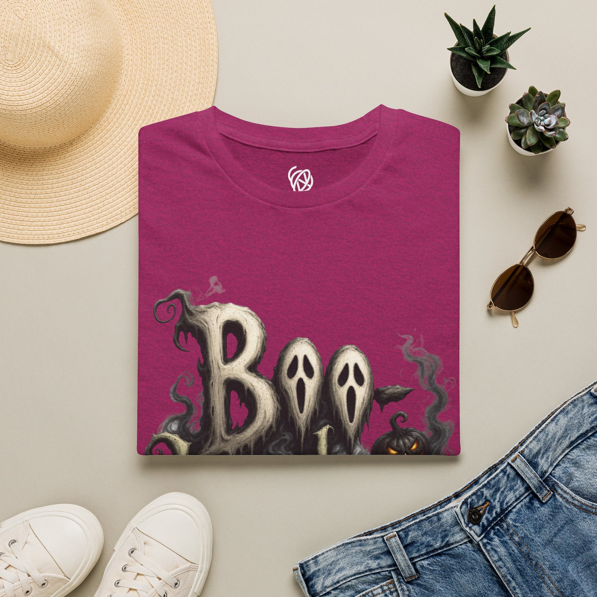 T-Shirt — 'Boo Humbug' Halloween Ghost Graphic Tee