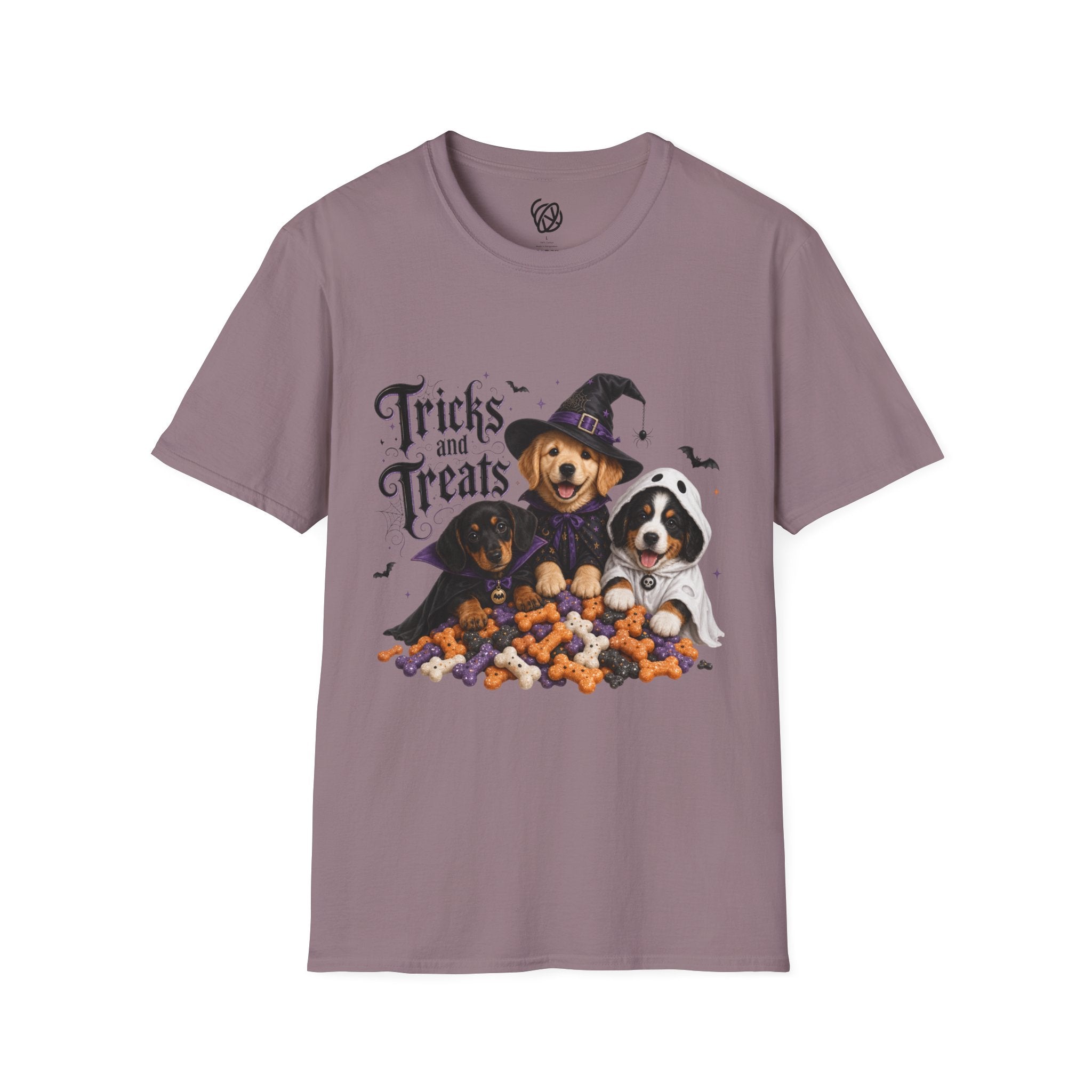 Tricks and Treats Halloween Dog T-Shirt