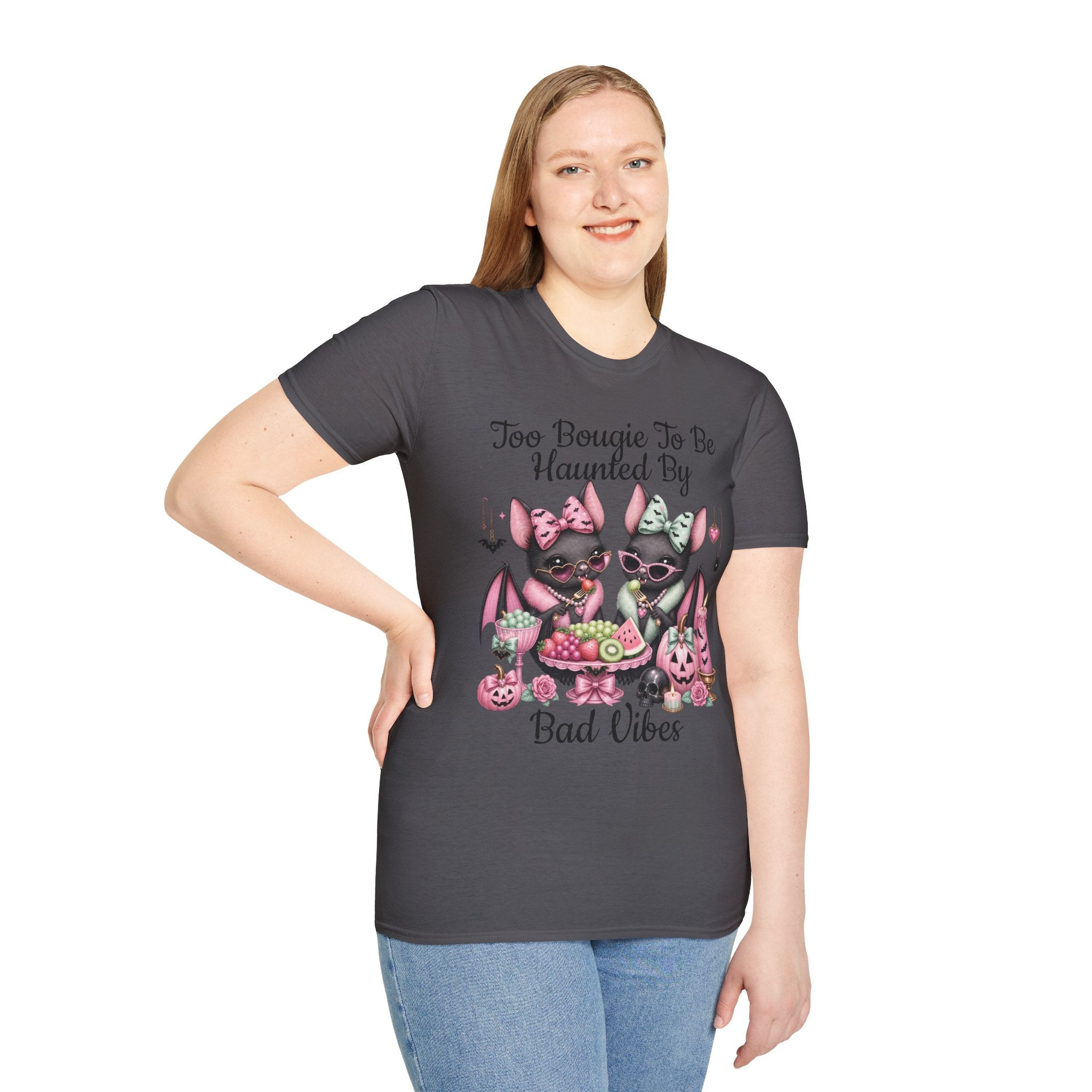 Bat Sisters Graphic Tee — Cute Gothic Kawaii Bats with Bows