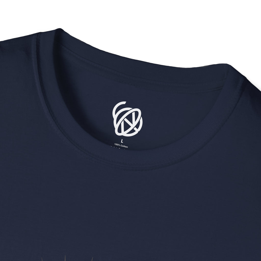 Leo Zodiac T-Shirt — Gold Script Astrology Tee for Leo Season