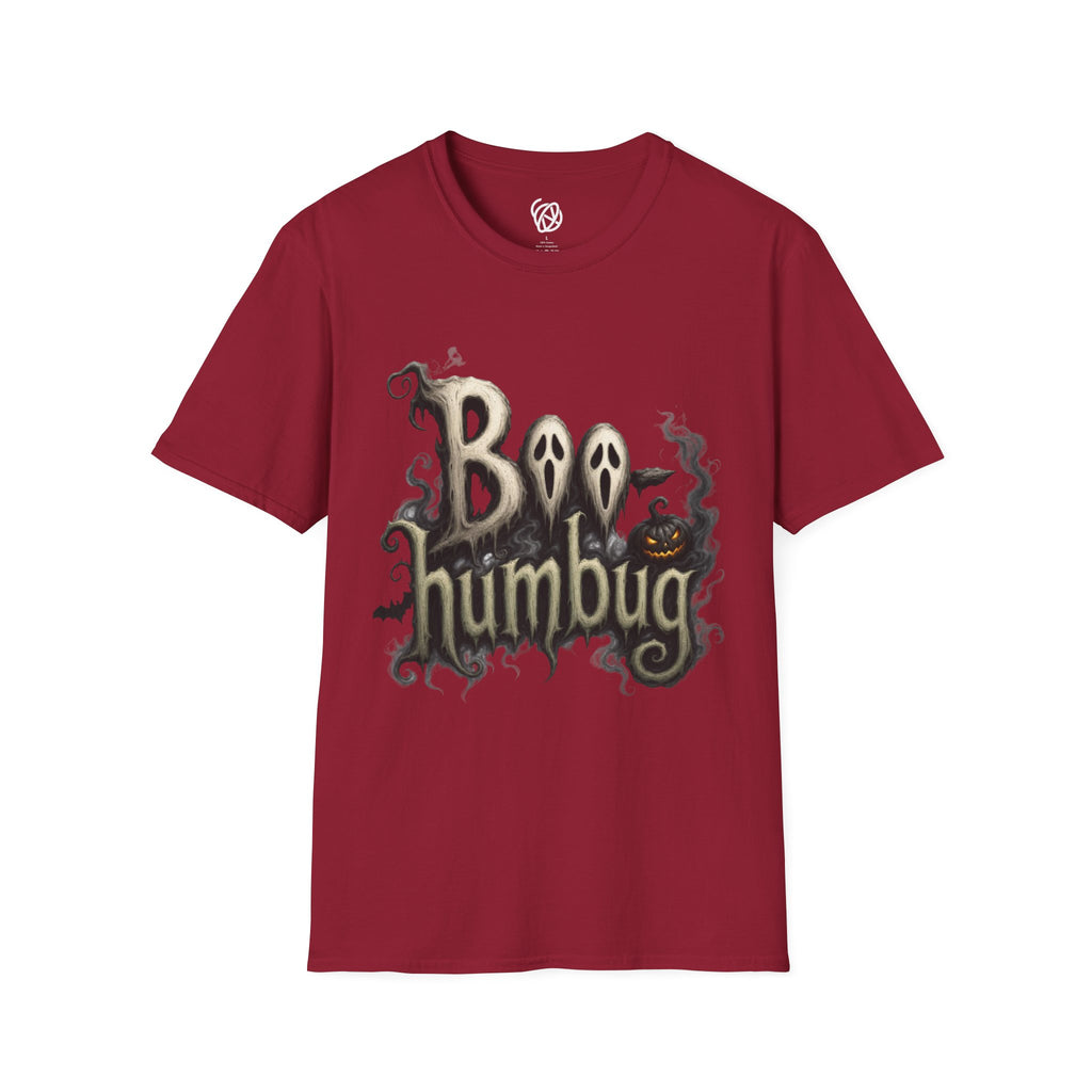 T-Shirt — 'Boo Humbug' Halloween Ghost Graphic Tee