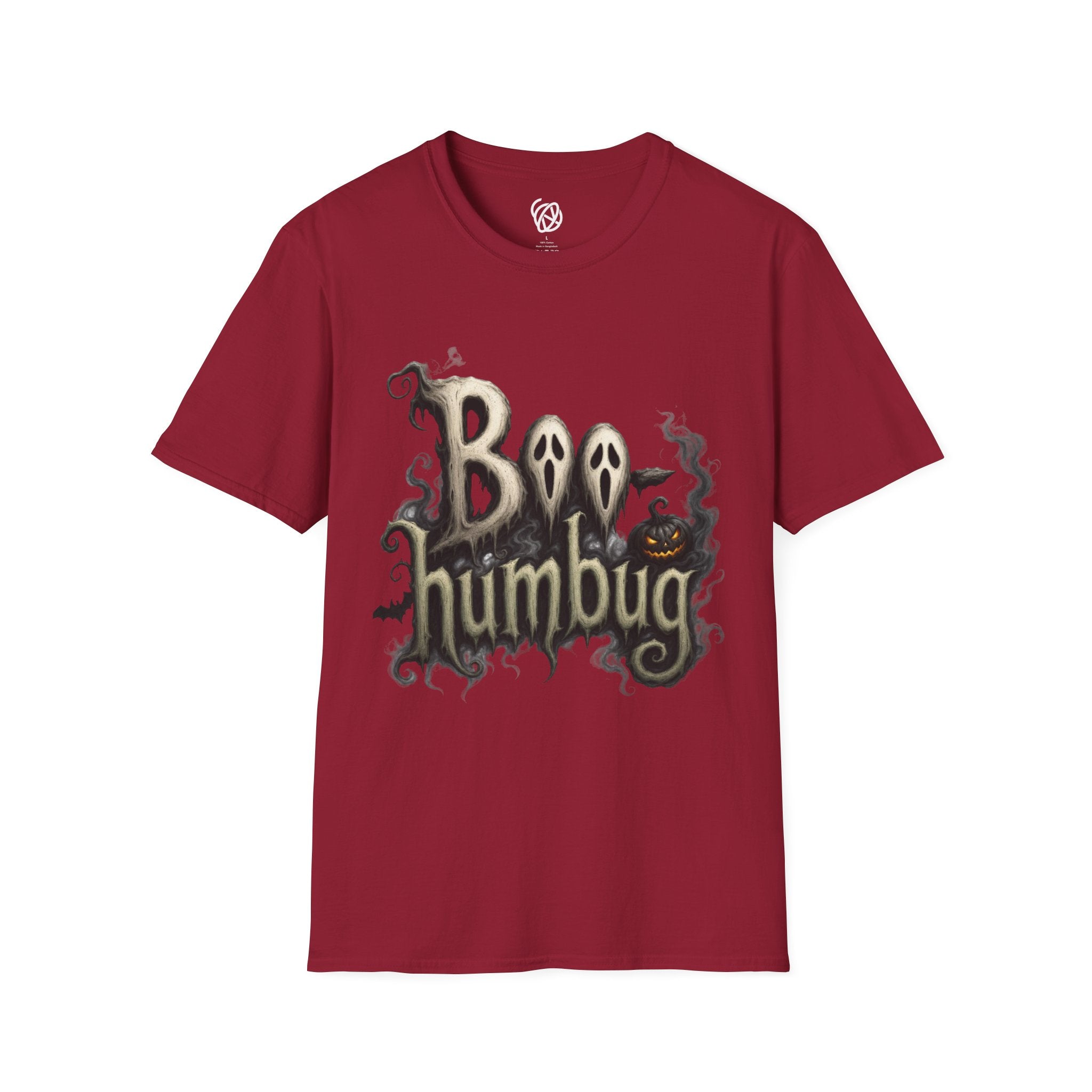 T-Shirt — 'Boo Humbug' Halloween Ghost Graphic Tee