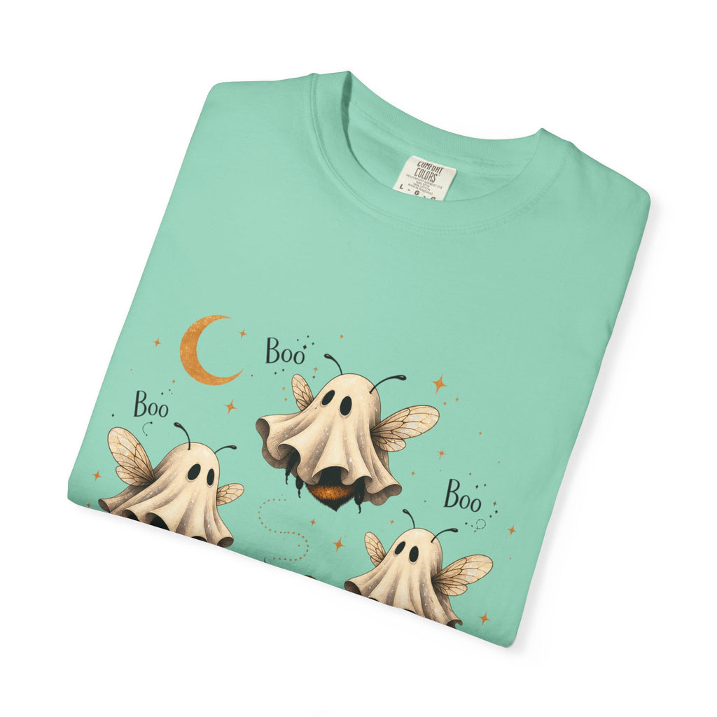 BooBees Halloween T-Shirt — Cute Ghost Bees & Pumpkins Graphic Tee