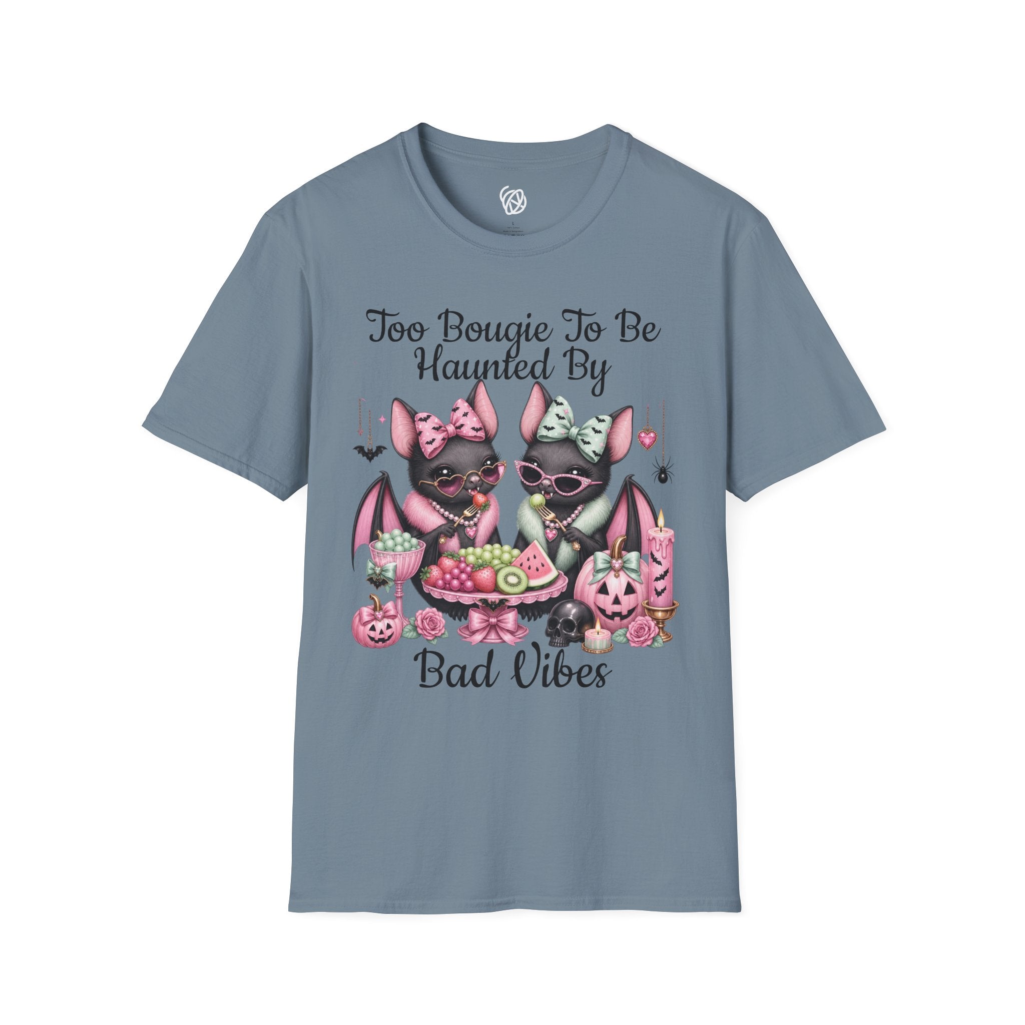 Bat Sisters Graphic Tee — Cute Gothic Kawaii Bats with Bows