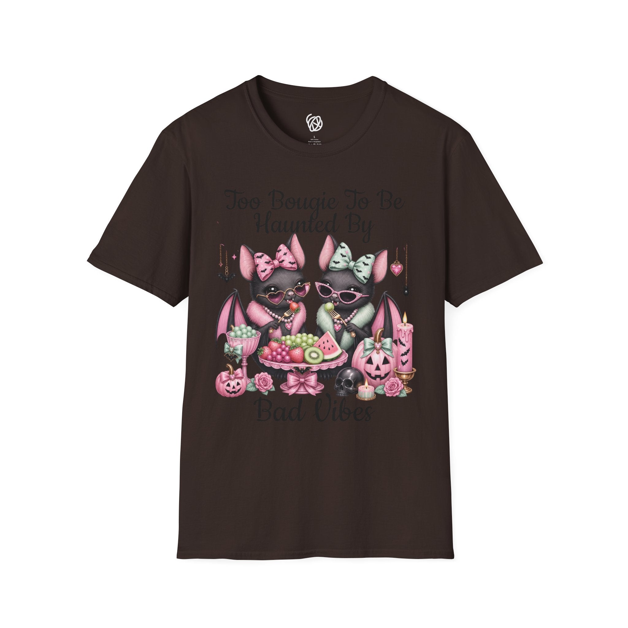Bat Sisters Graphic Tee — Cute Gothic Kawaii Bats with Bows
