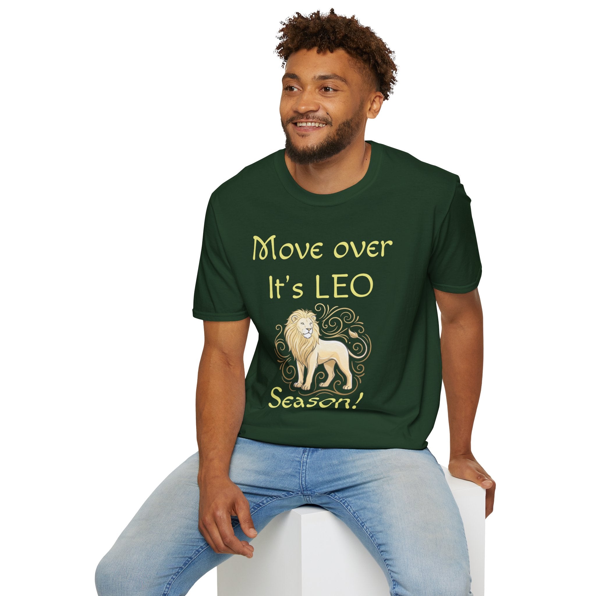 Move Over It’s LEO Season T-Shirt — Zodiac Leo Lion Astrology Tee