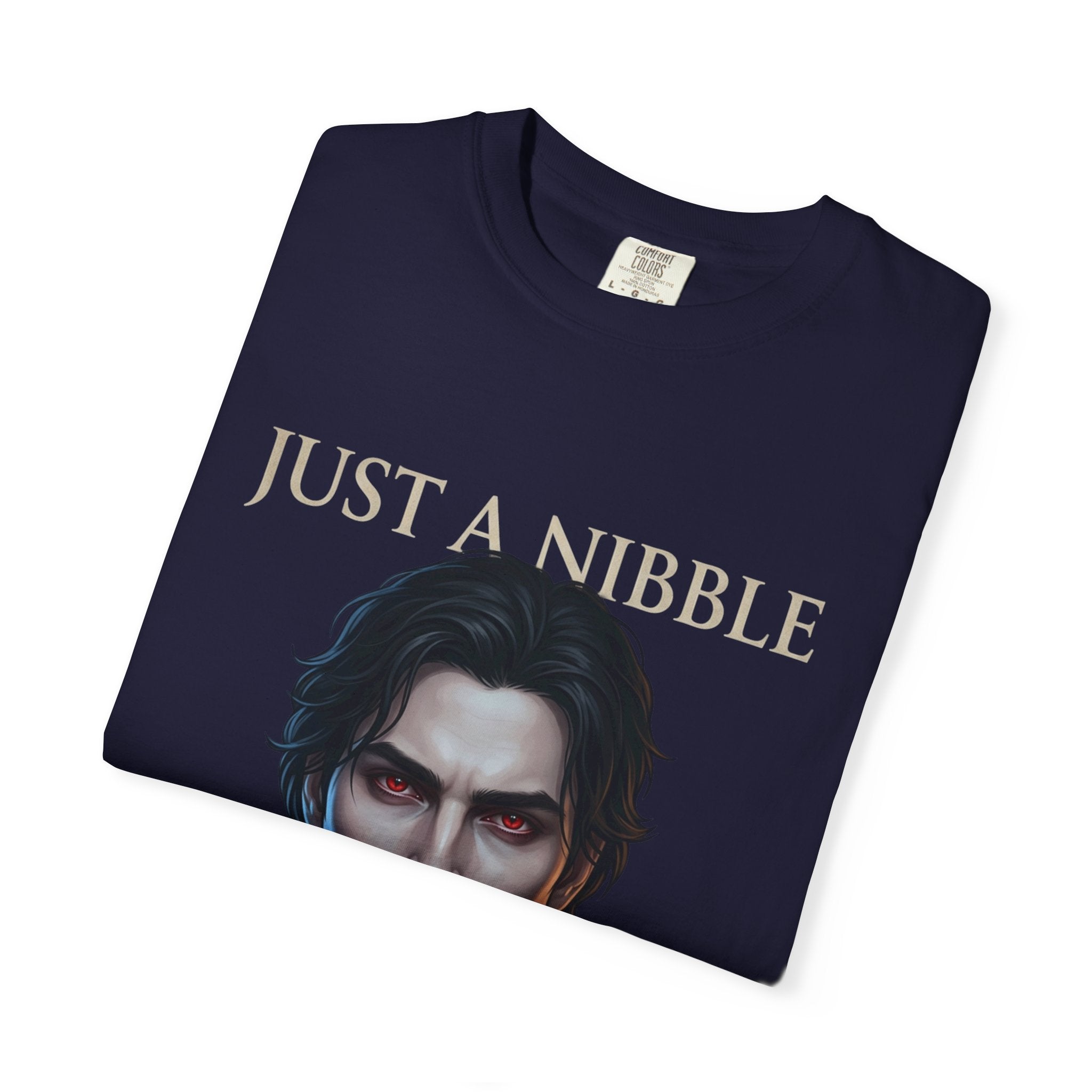 Vampire Portrait T-Shirt "Just a Nibble" – Gothic Gothic Graphic Tee