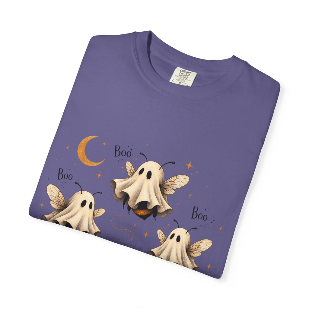 BooBees Halloween T-Shirt — Cute Ghost Bees & Pumpkins Graphic Tee