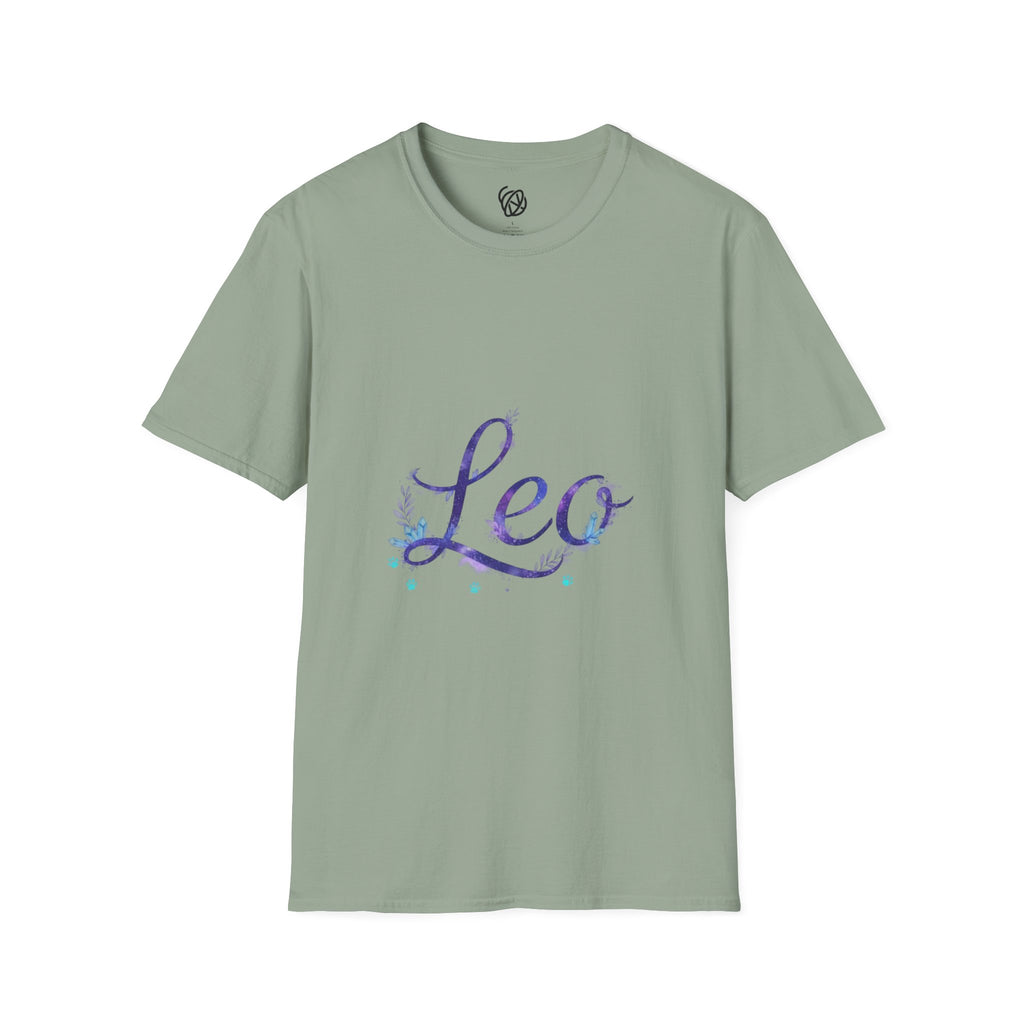 Leo Zodiac T-Shirt — Purple Constellation Astrology Tee