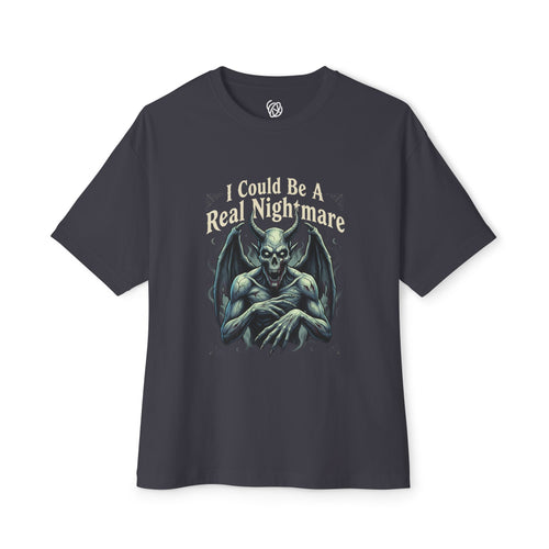 Graphic Tee — "I Could Be A Real Nightmare" Demon Vintage Horror Shirt