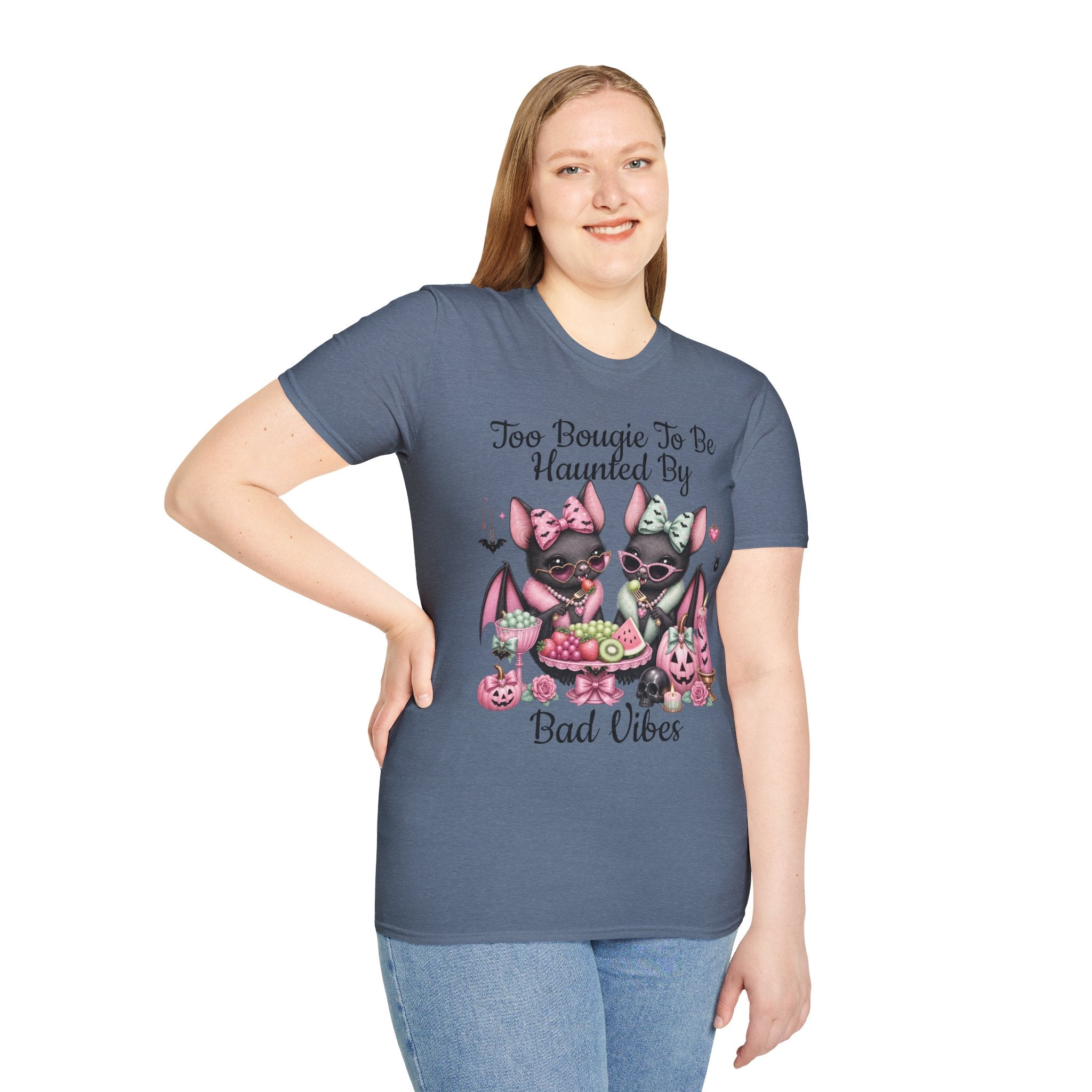 Bat Sisters Graphic Tee — Cute Gothic Kawaii Bats with Bows