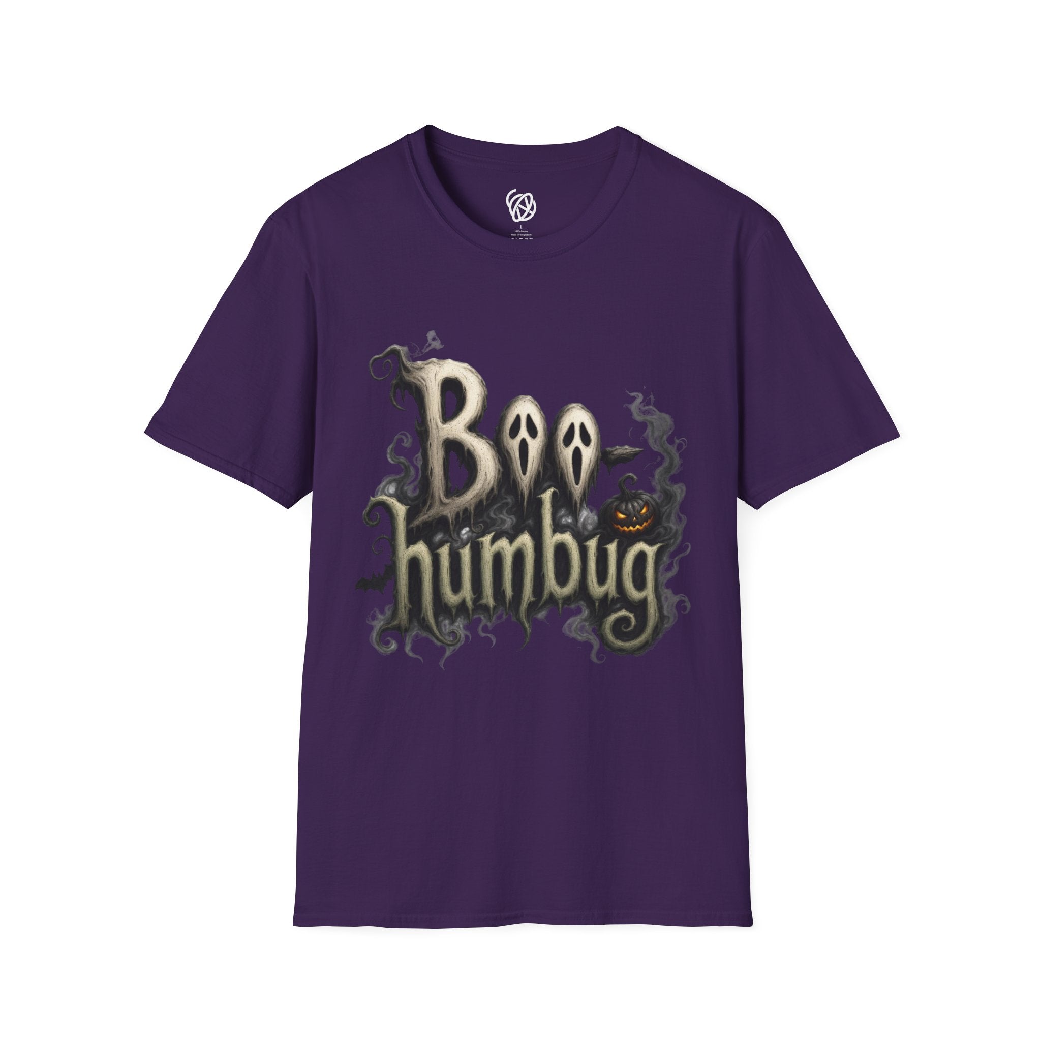 T-Shirt — 'Boo Humbug' Halloween Ghost Graphic Tee