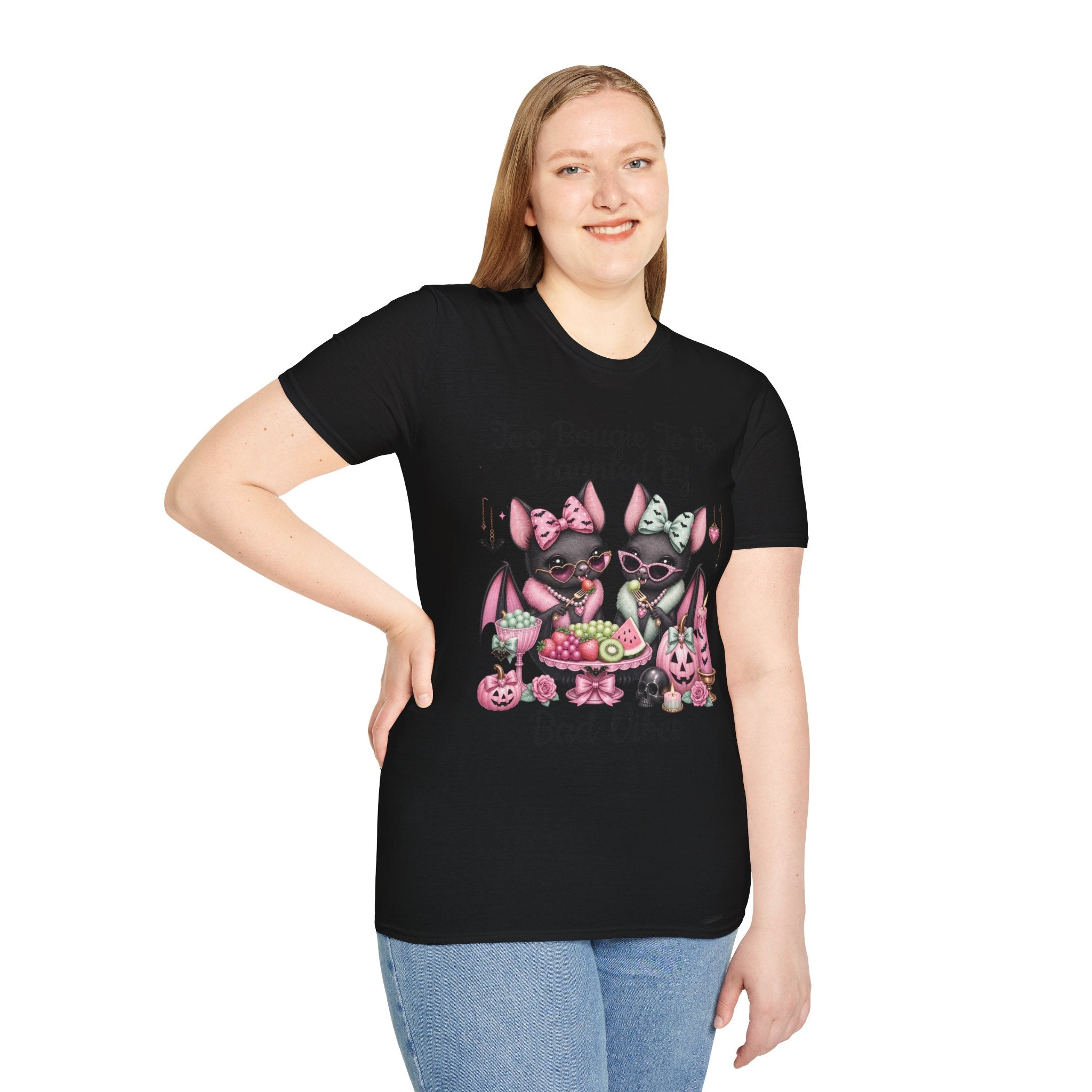 Bat Sisters Graphic Tee — Cute Gothic Kawaii Bats with Bows