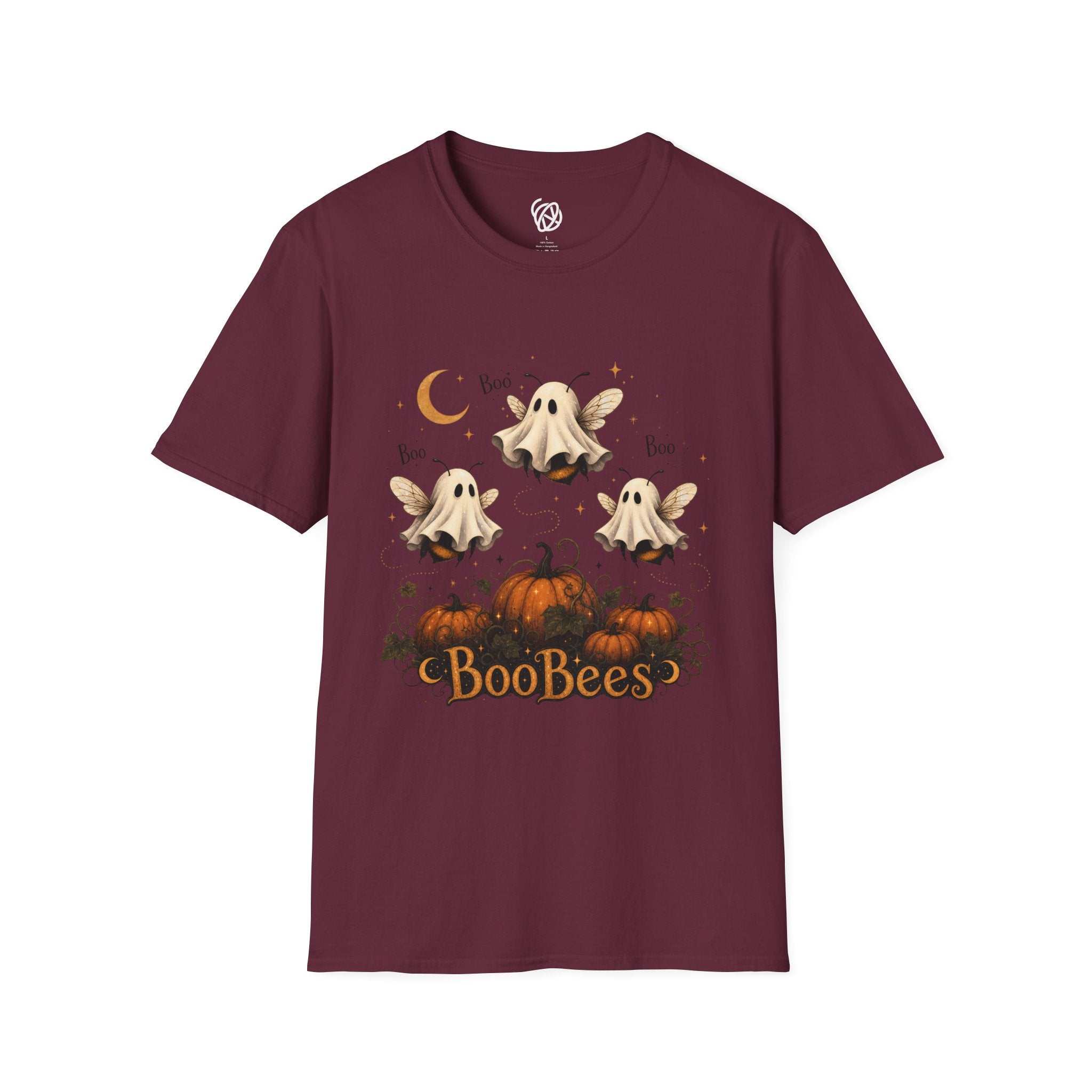 BooBees Halloween T-Shirt — Cute Ghost Bees Pumpkin Boo Tee