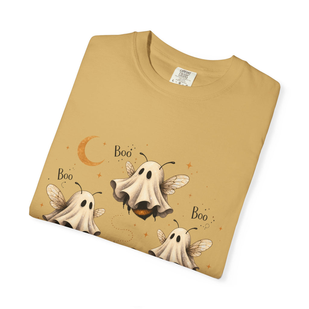 BooBees Halloween T-Shirt — Cute Ghost Bees & Pumpkins Graphic Tee