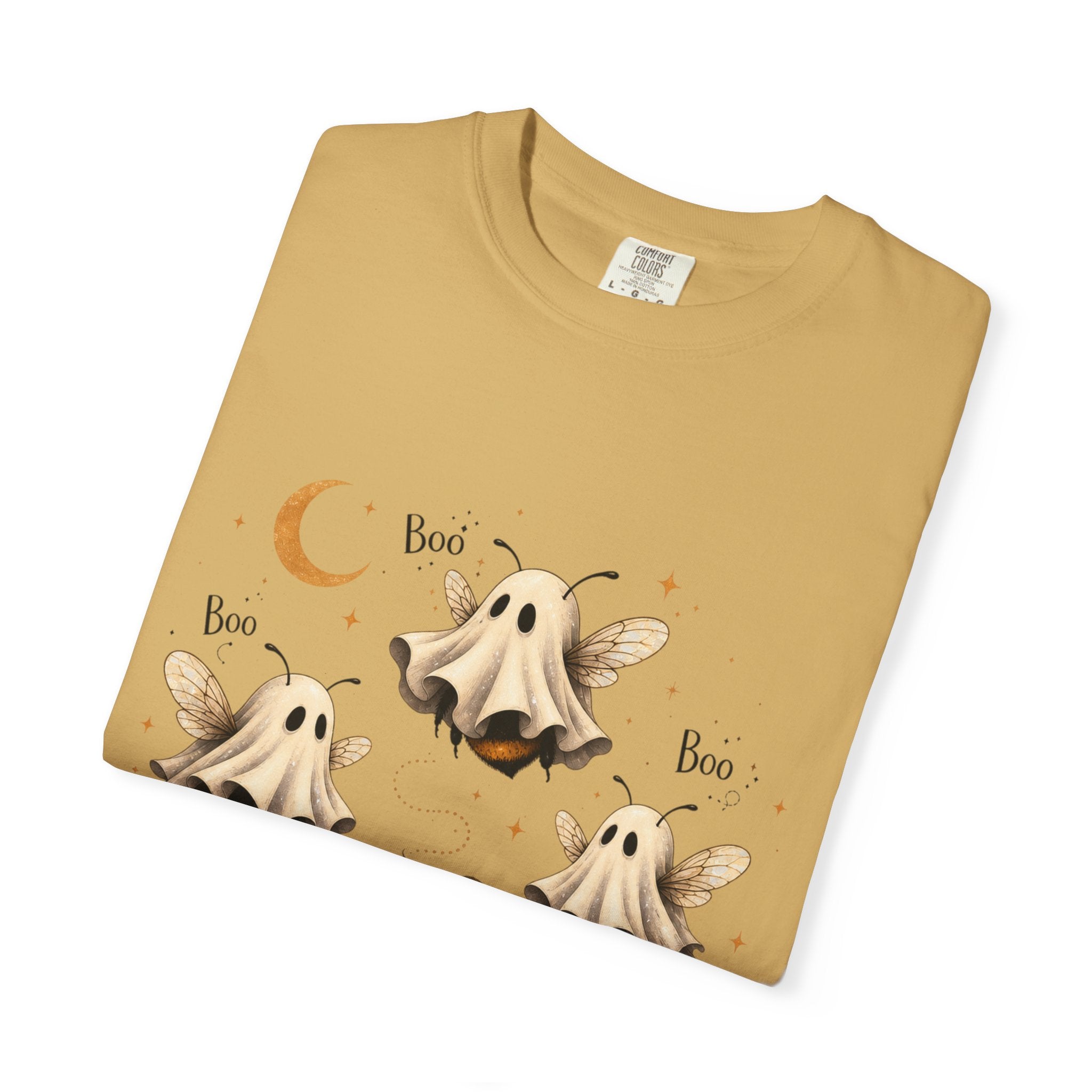 BooBees Halloween T-Shirt — Cute Ghost Bees & Pumpkins Graphic Tee