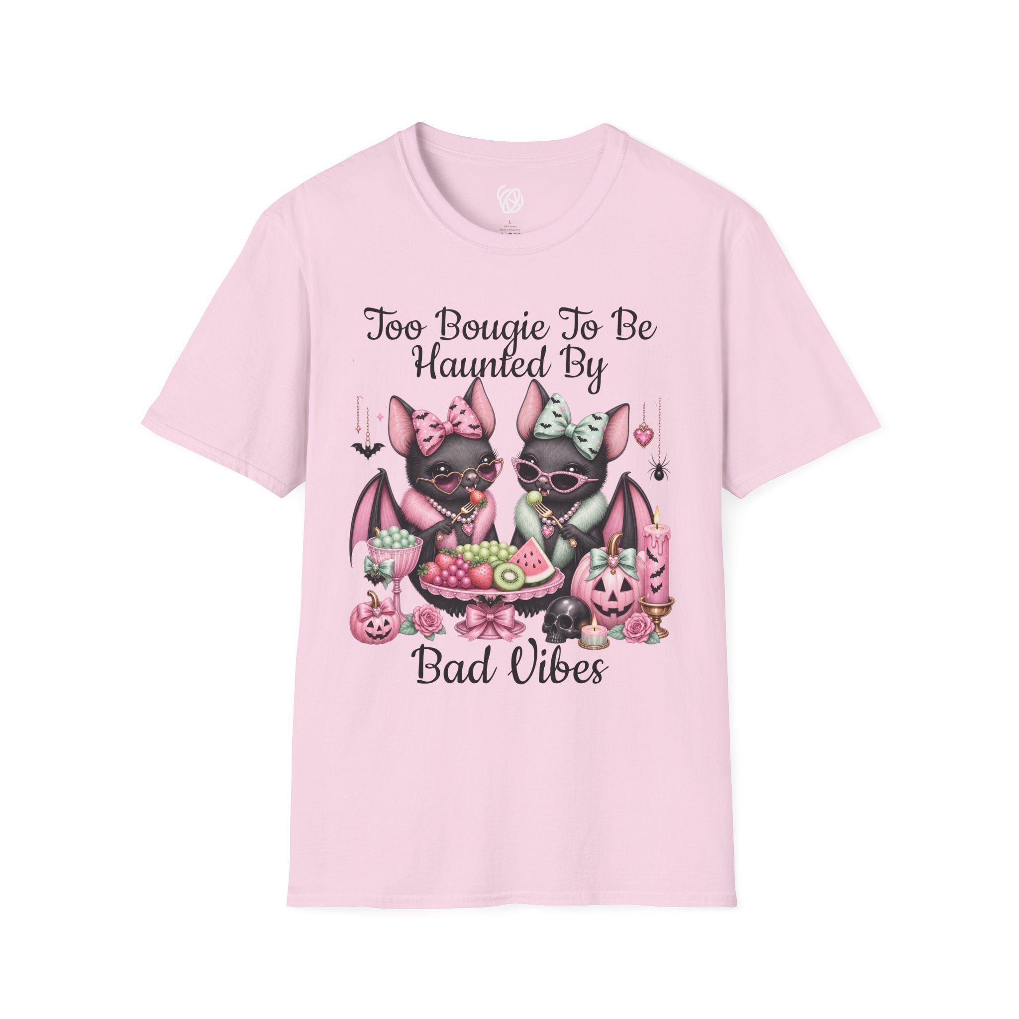 Bat Sisters Graphic Tee — Cute Gothic Kawaii Bats with Bows