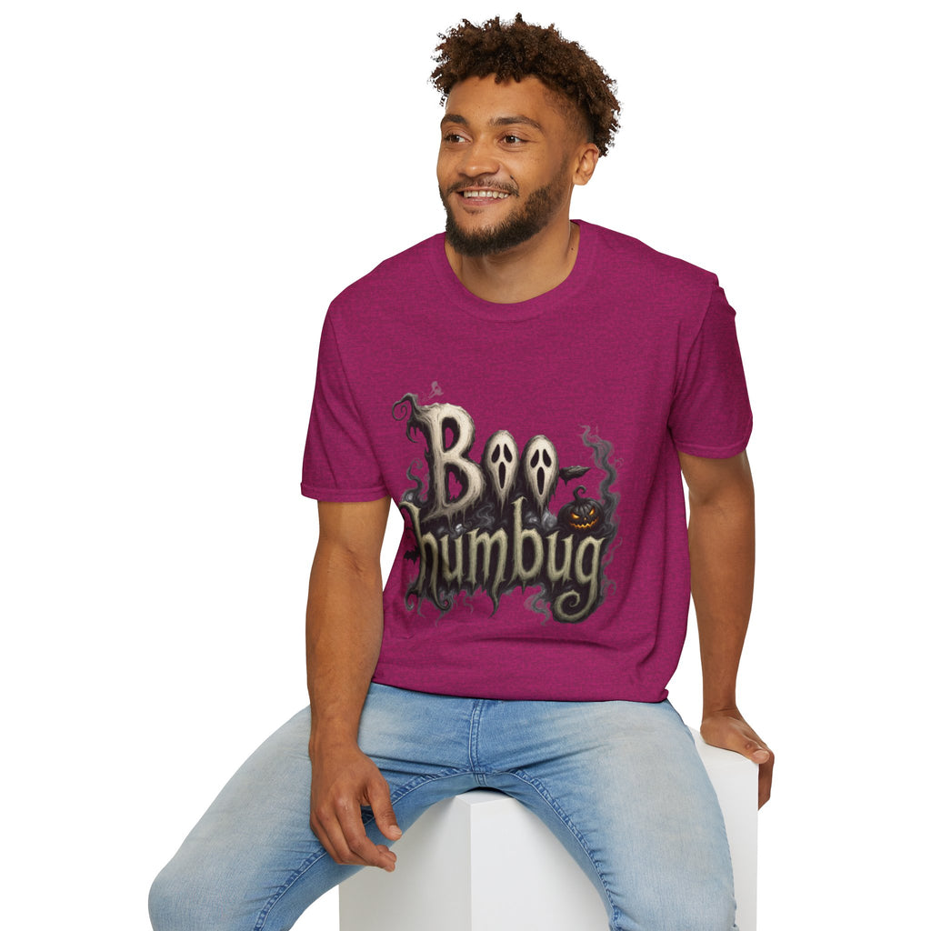 T-Shirt — 'Boo Humbug' Halloween Ghost Graphic Tee