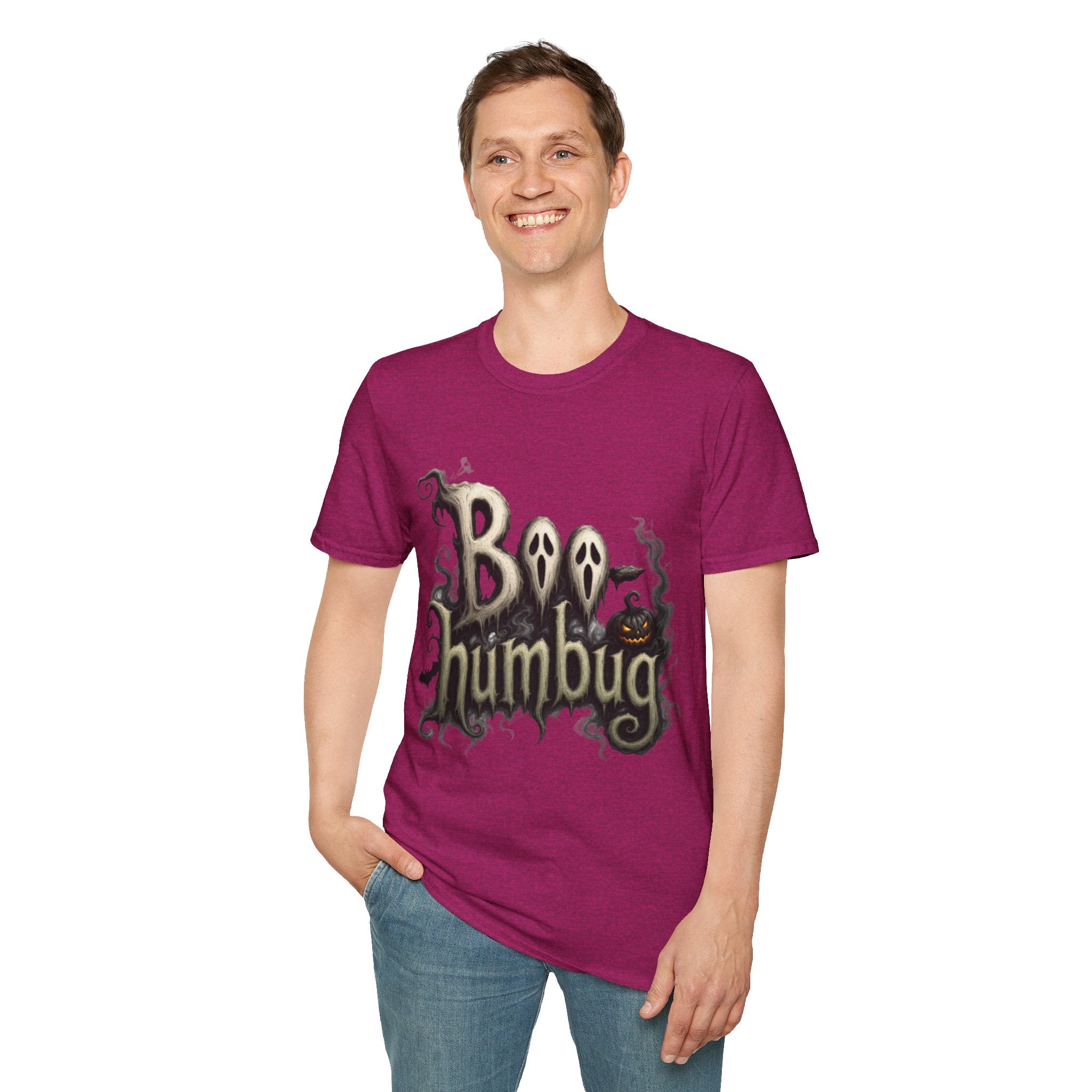 T-Shirt — 'Boo Humbug' Halloween Ghost Graphic Tee