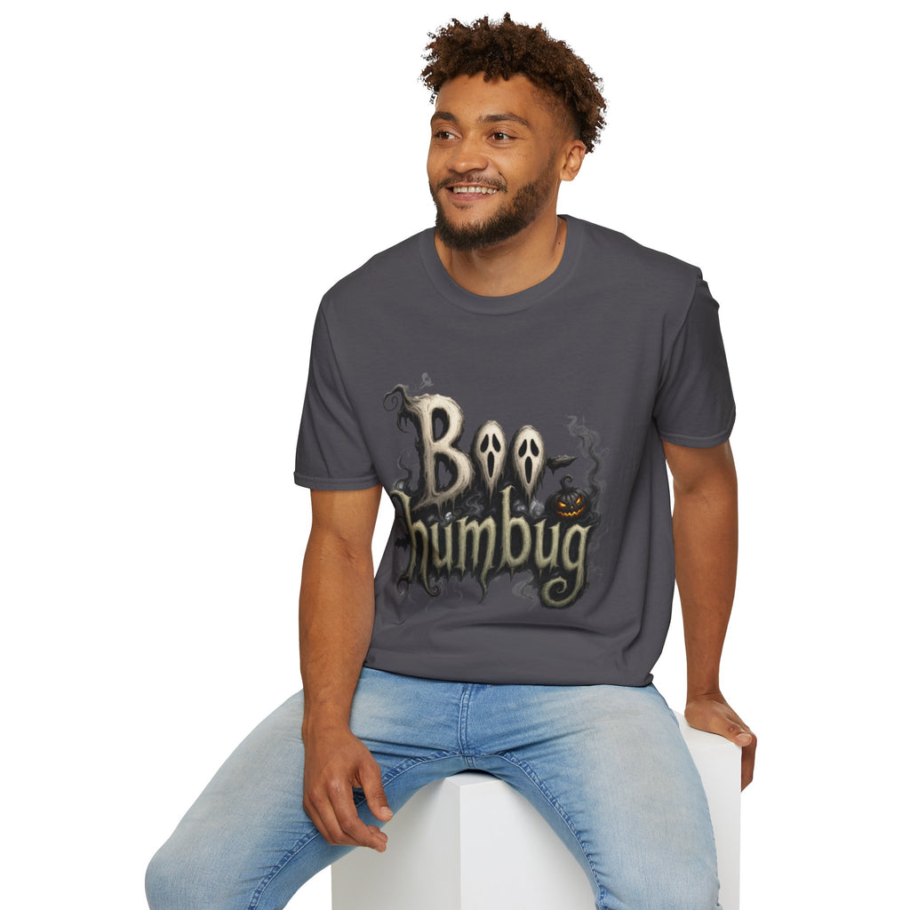 T-Shirt — 'Boo Humbug' Halloween Ghost Graphic Tee