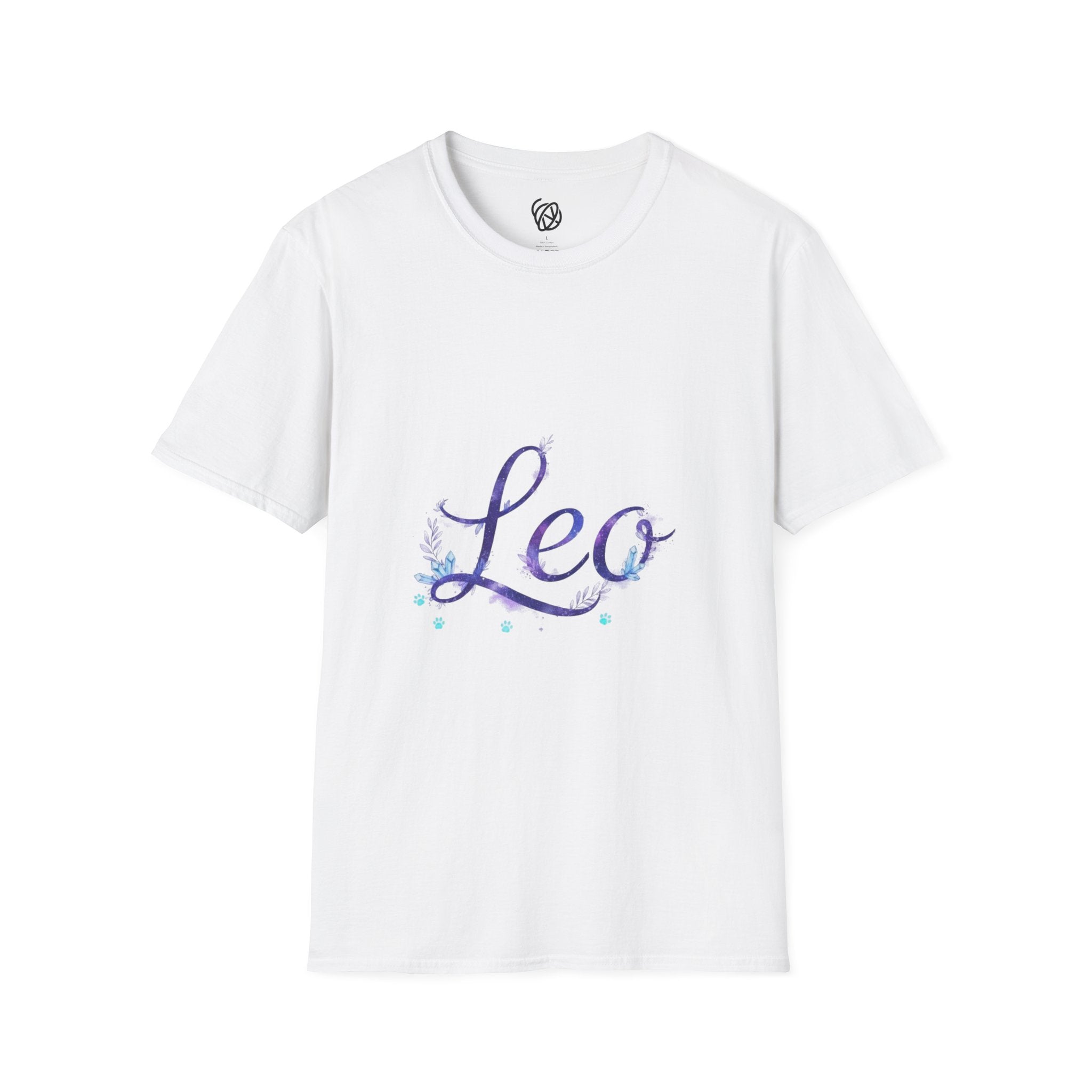Leo Zodiac T-Shirt — Purple Constellation Astrology Tee
