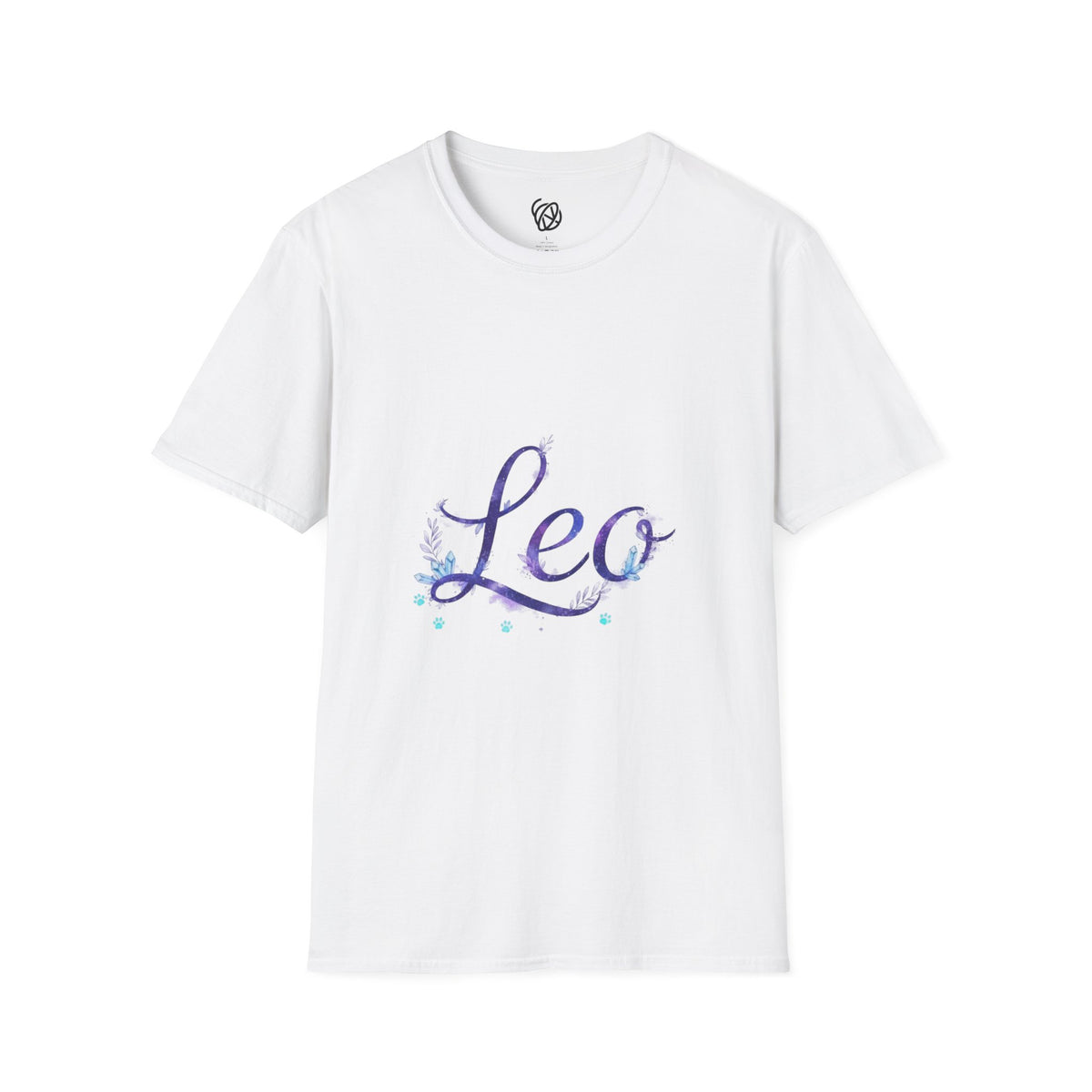Leo Zodiac T-Shirt — Elegant Watercolor Astrology Tee