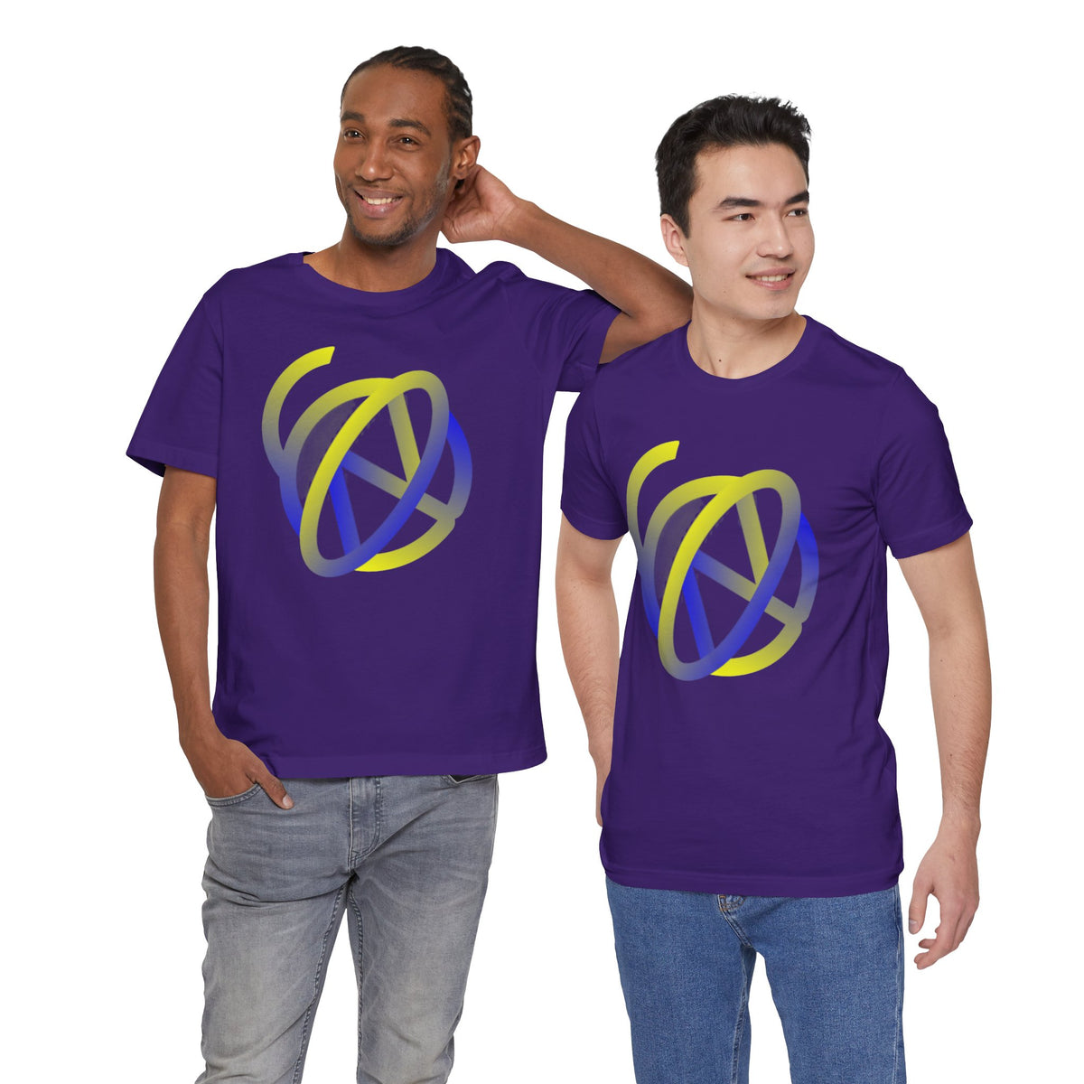 Yellow N Blue Logo - Color