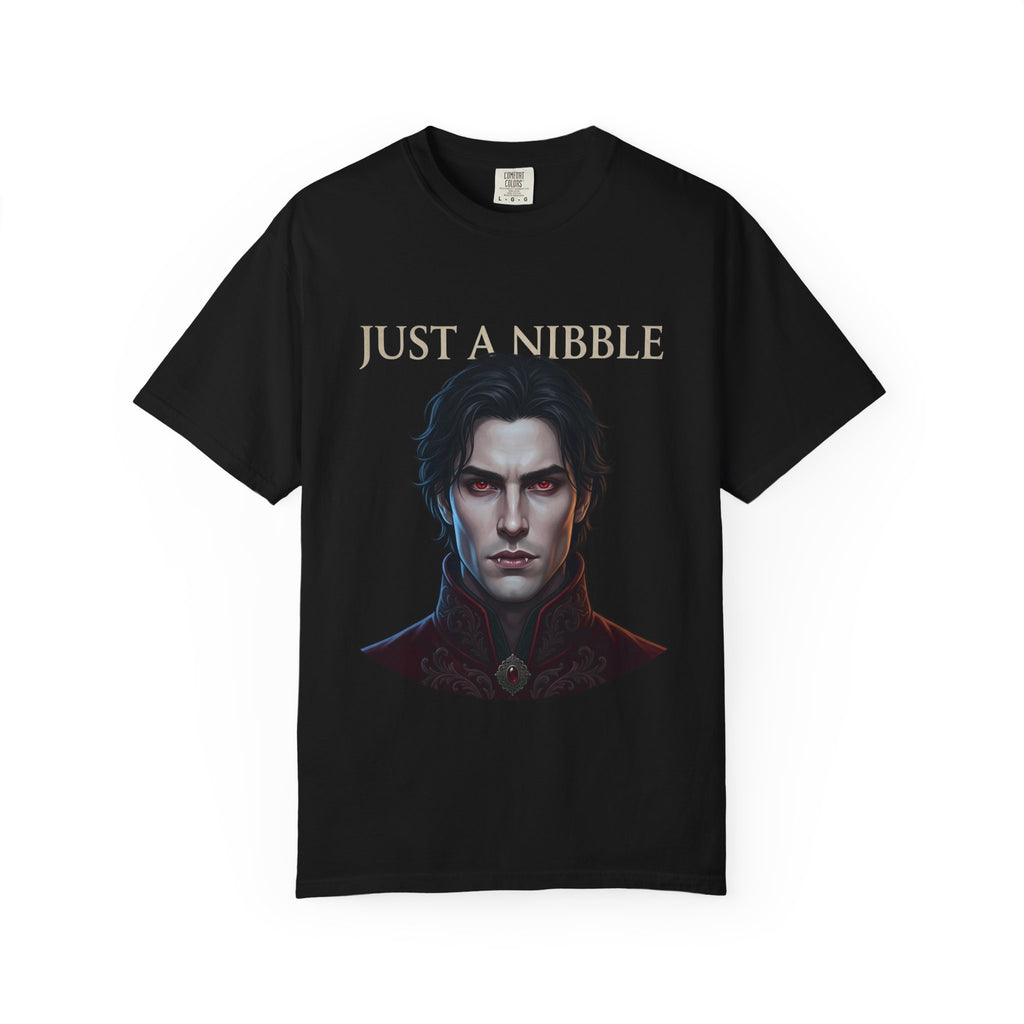 Vampire Portrait T-Shirt "Just a Nibble" – Gothic Gothic Graphic Tee