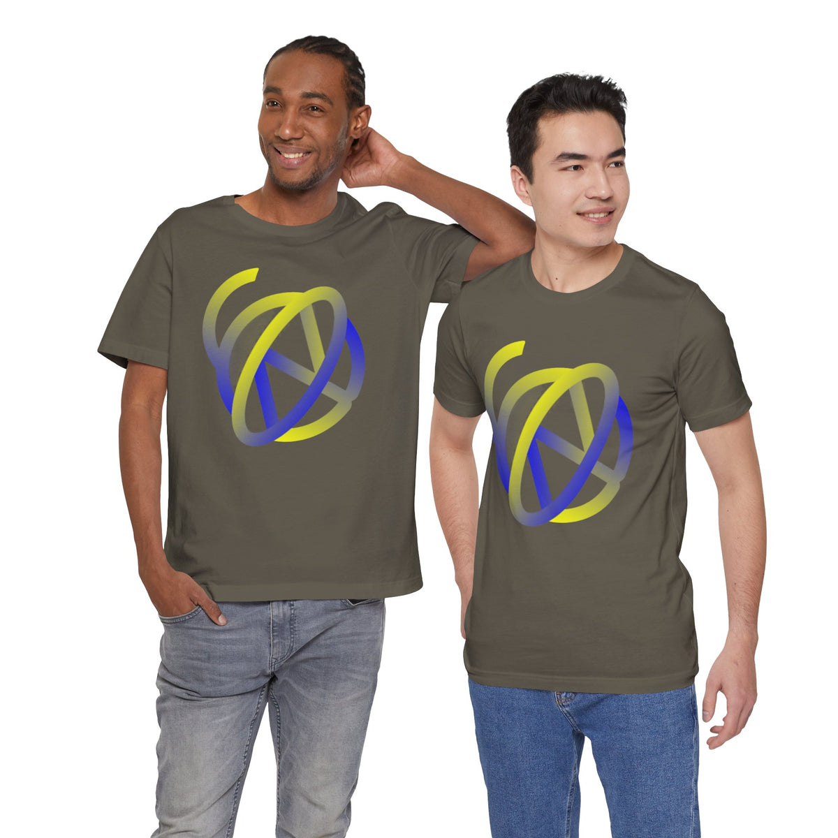 Yellow N Blue Logo - Color