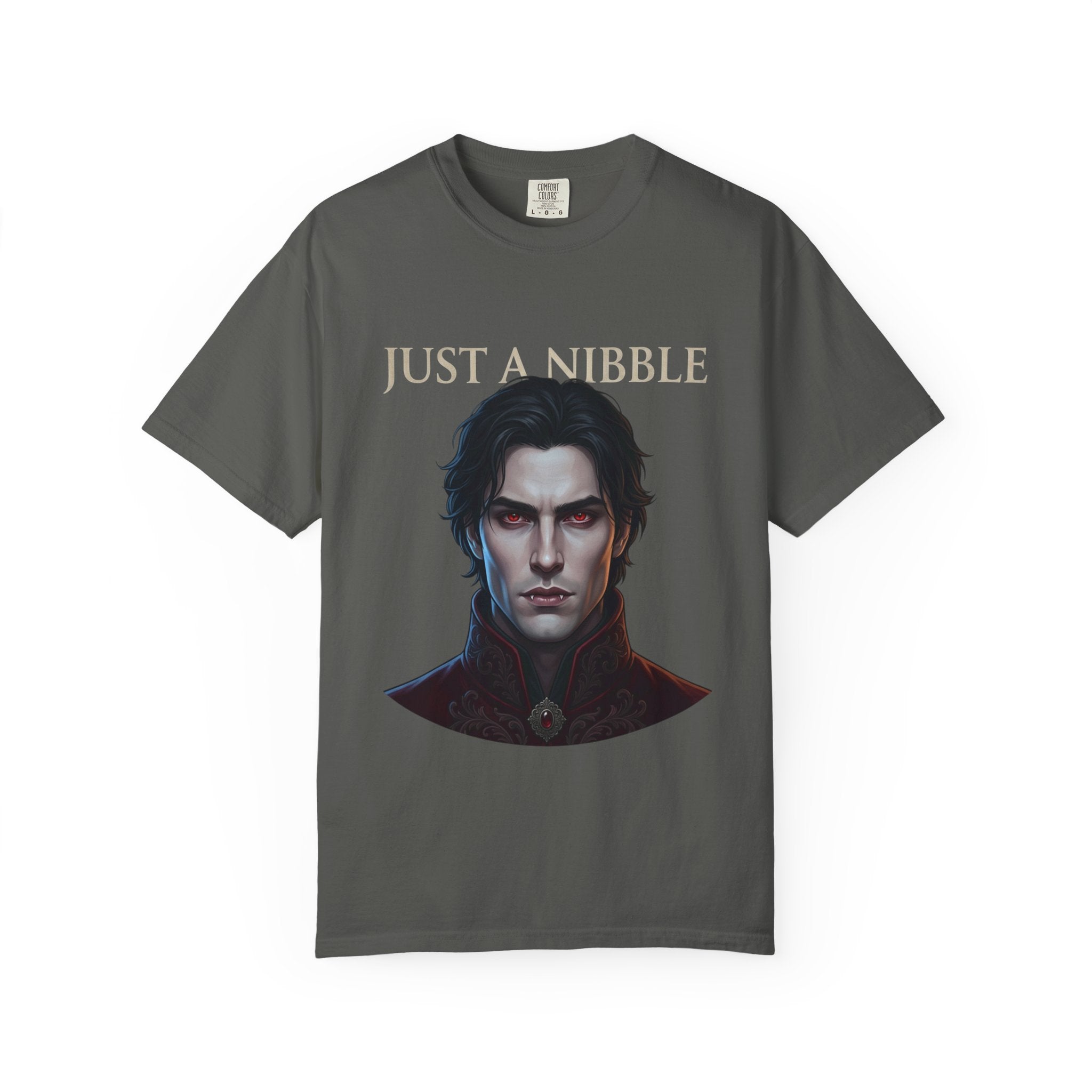 Vampire Portrait T-Shirt "Just a Nibble" – Gothic Gothic Graphic Tee